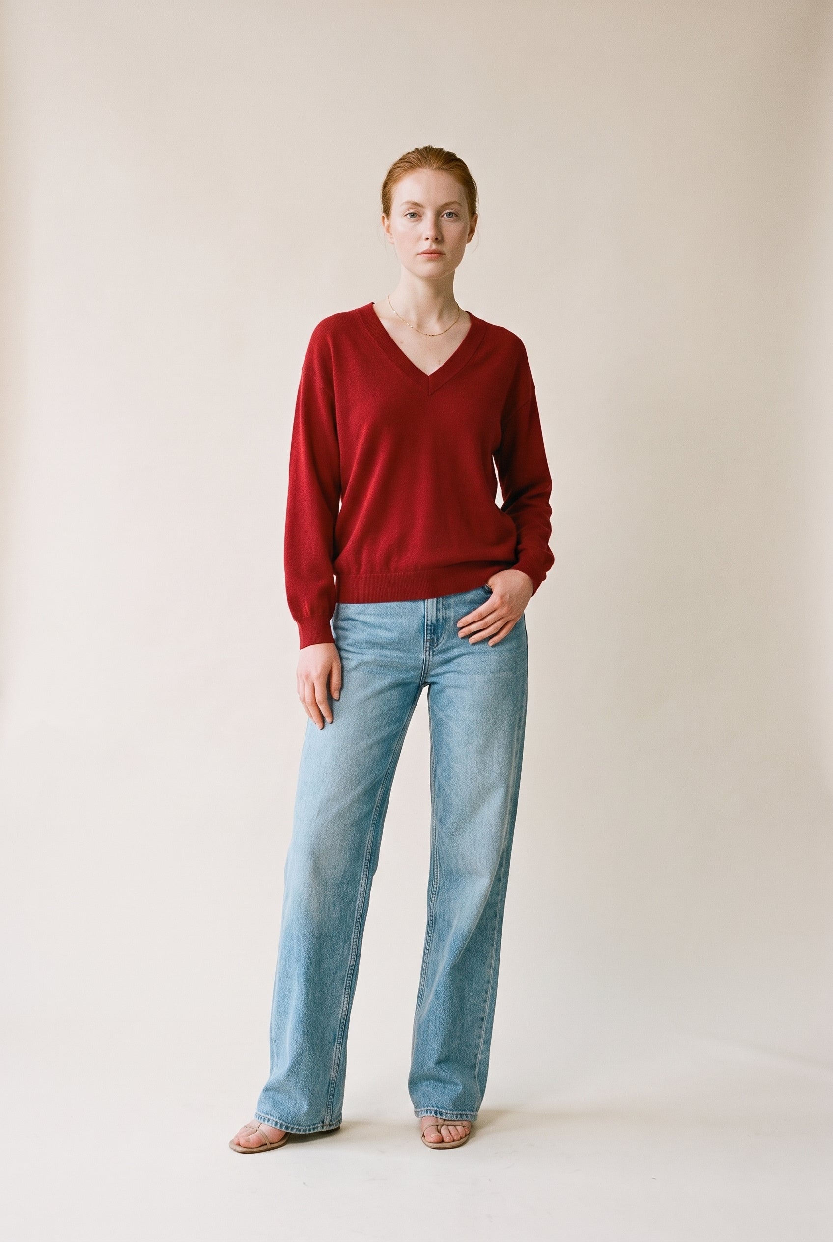 Elevated Essentials V-Neck Sweater