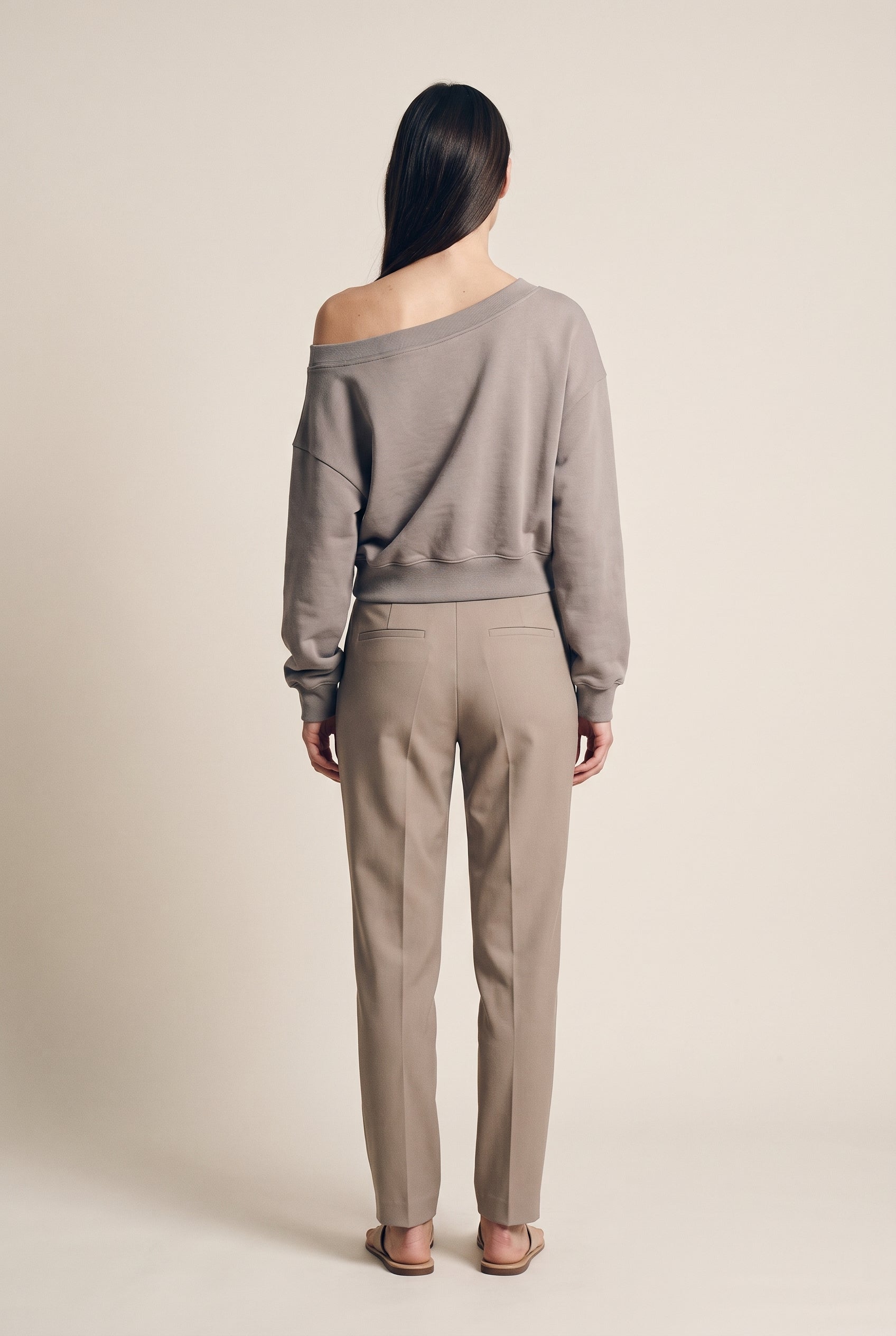 One Shoulder Long Sleeve Sweater