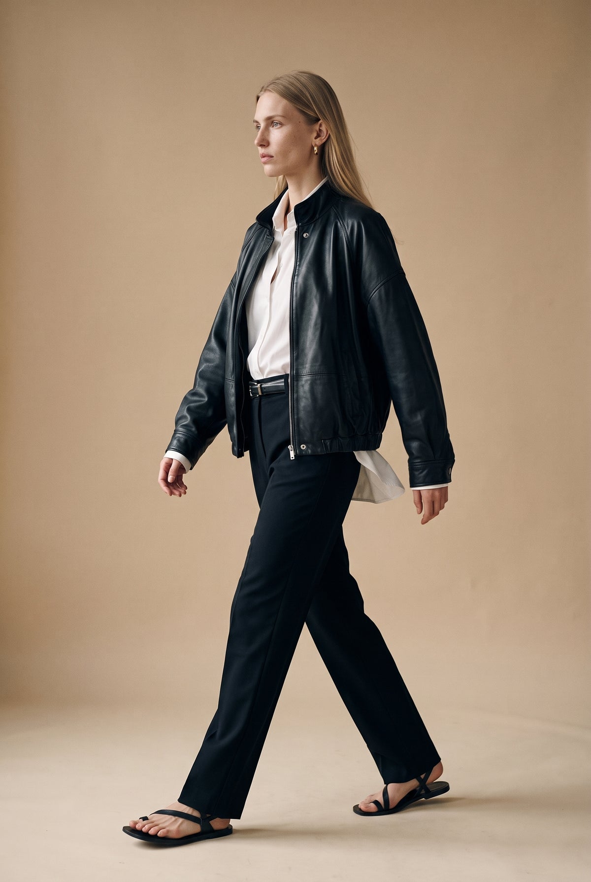 Textured Bomber Jacket