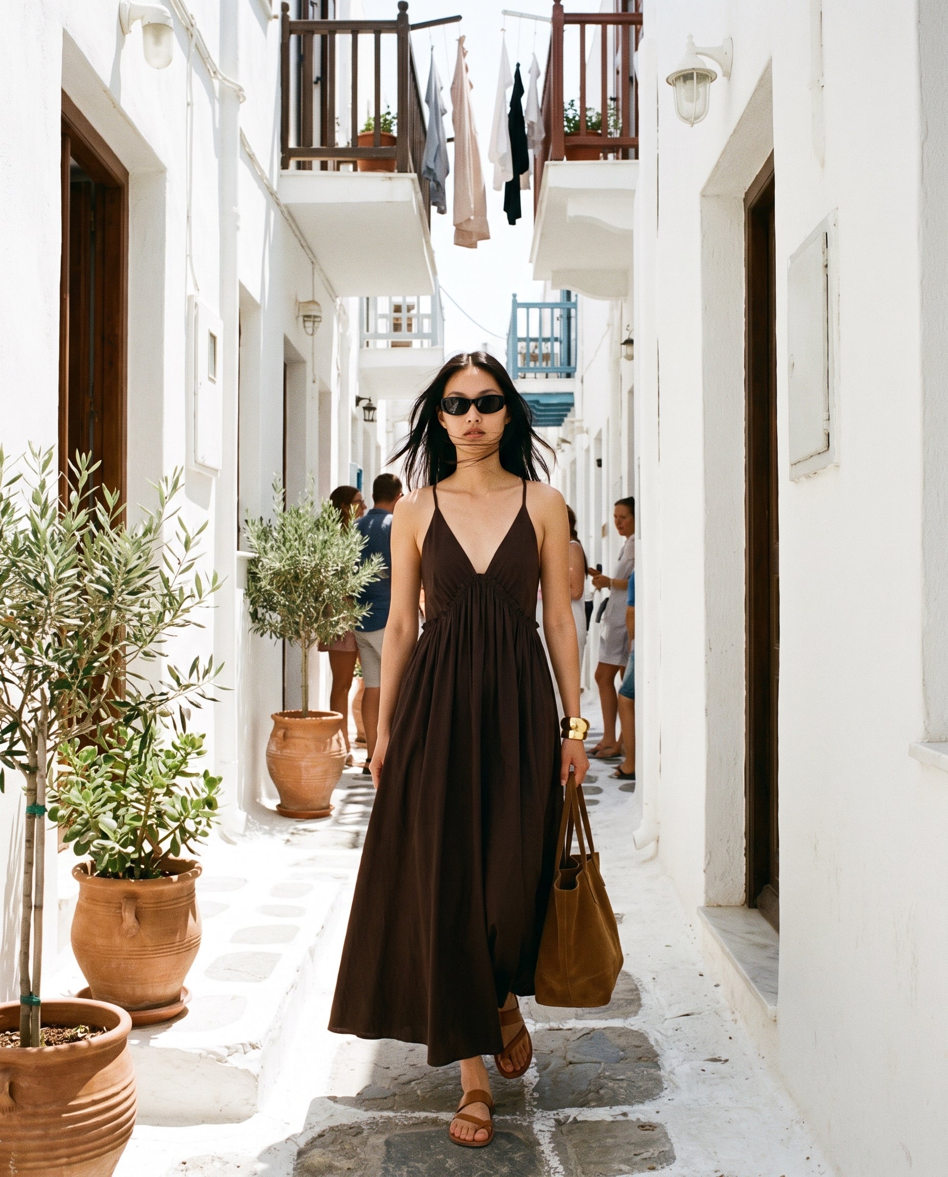 Black Halter Maxi Dress Black