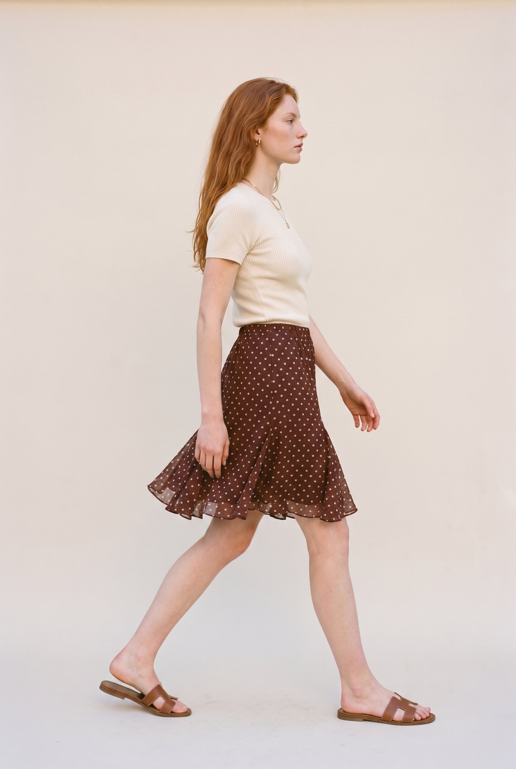 Polka Dot Mini Skirt