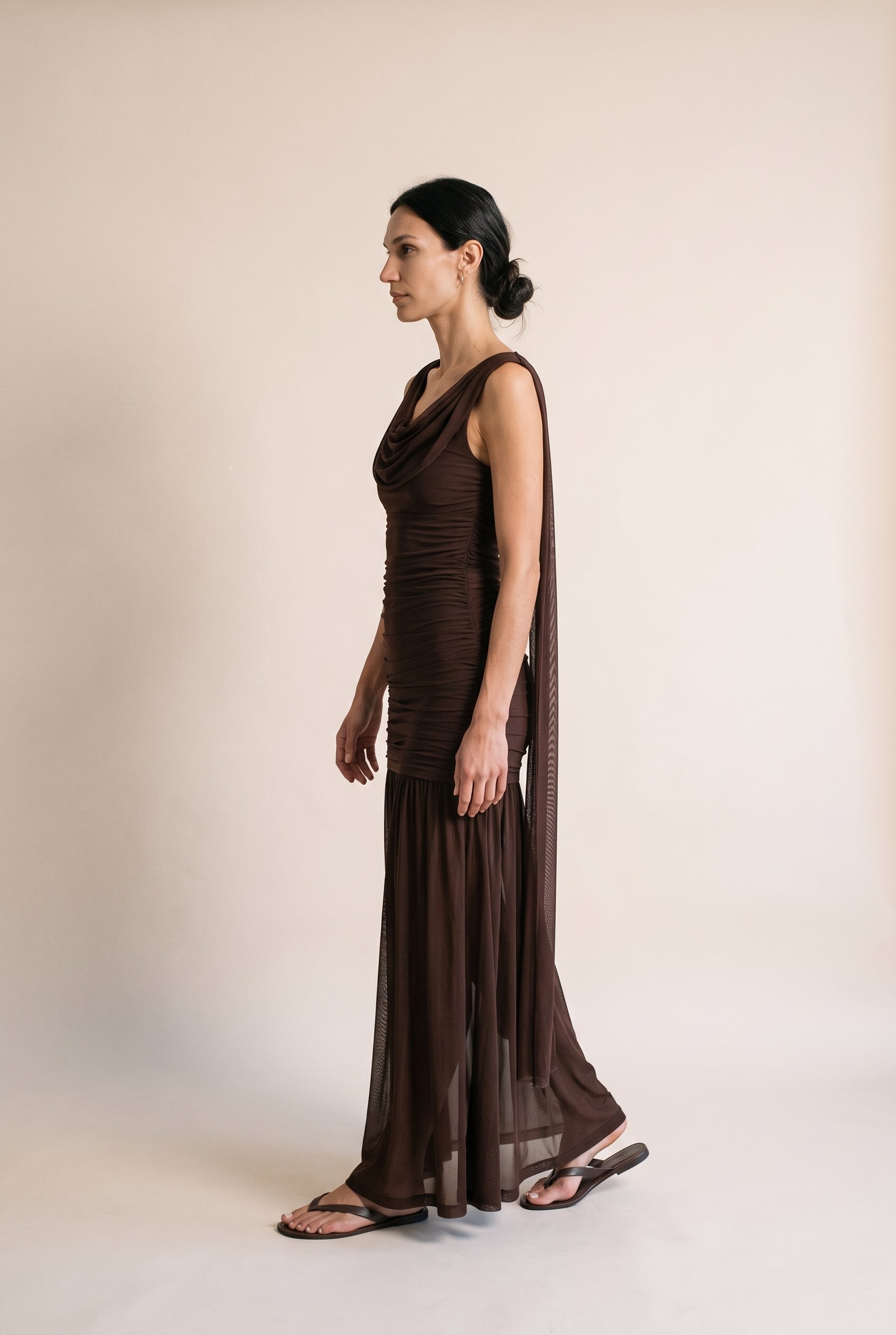 The Celia Dress Chocolate