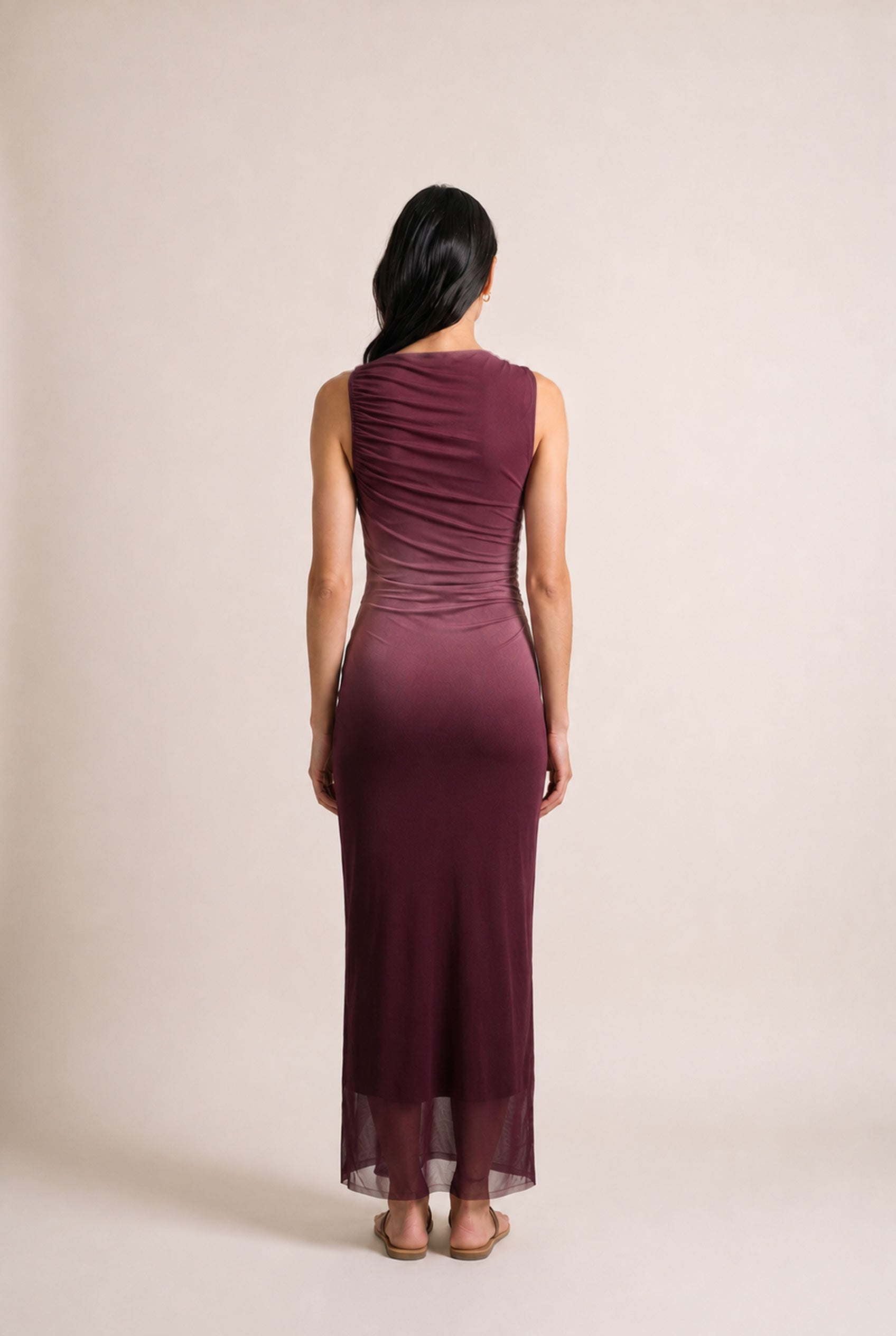 Ombred Sleeveless Long Dress