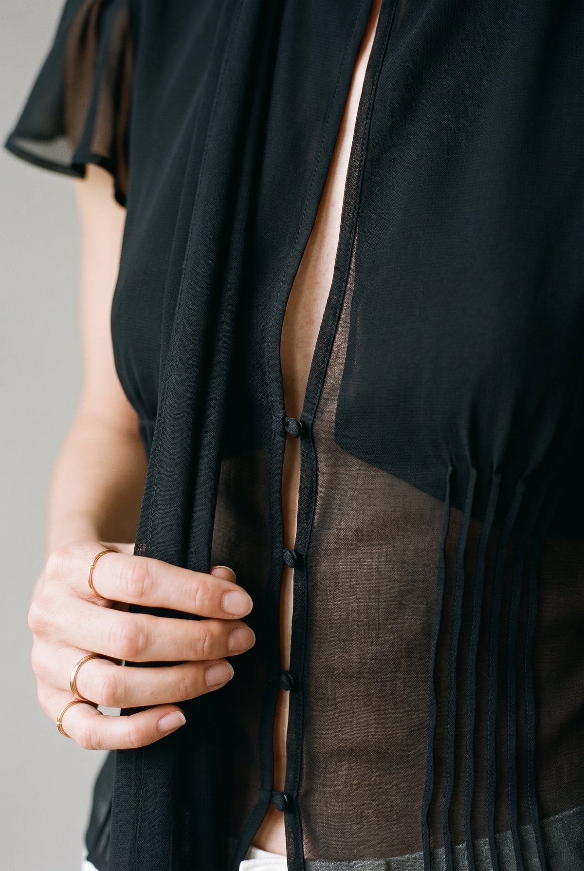 Top Short Sleeve Woven Et Clet