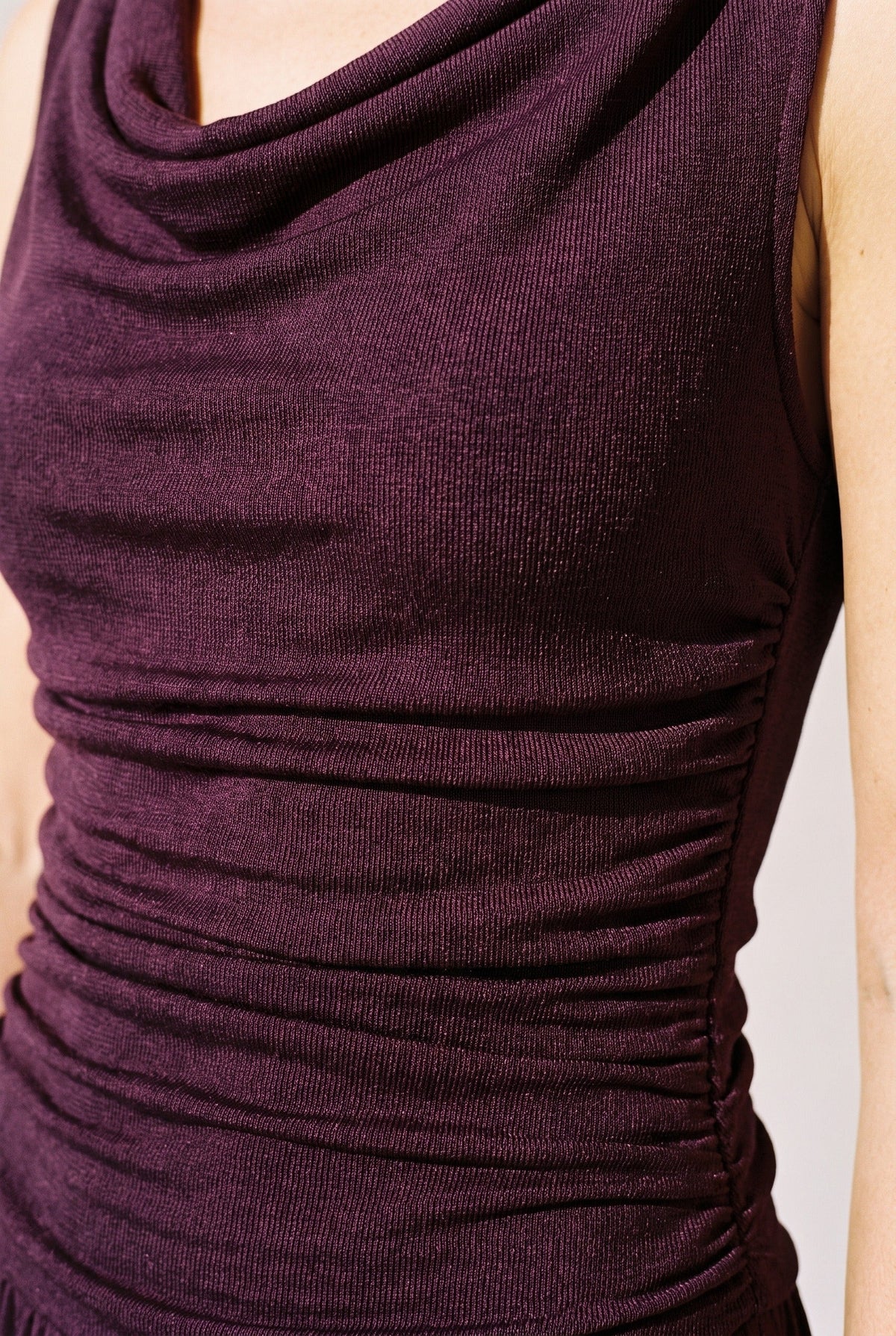 The Annabelle Dress Plum Mod Ref