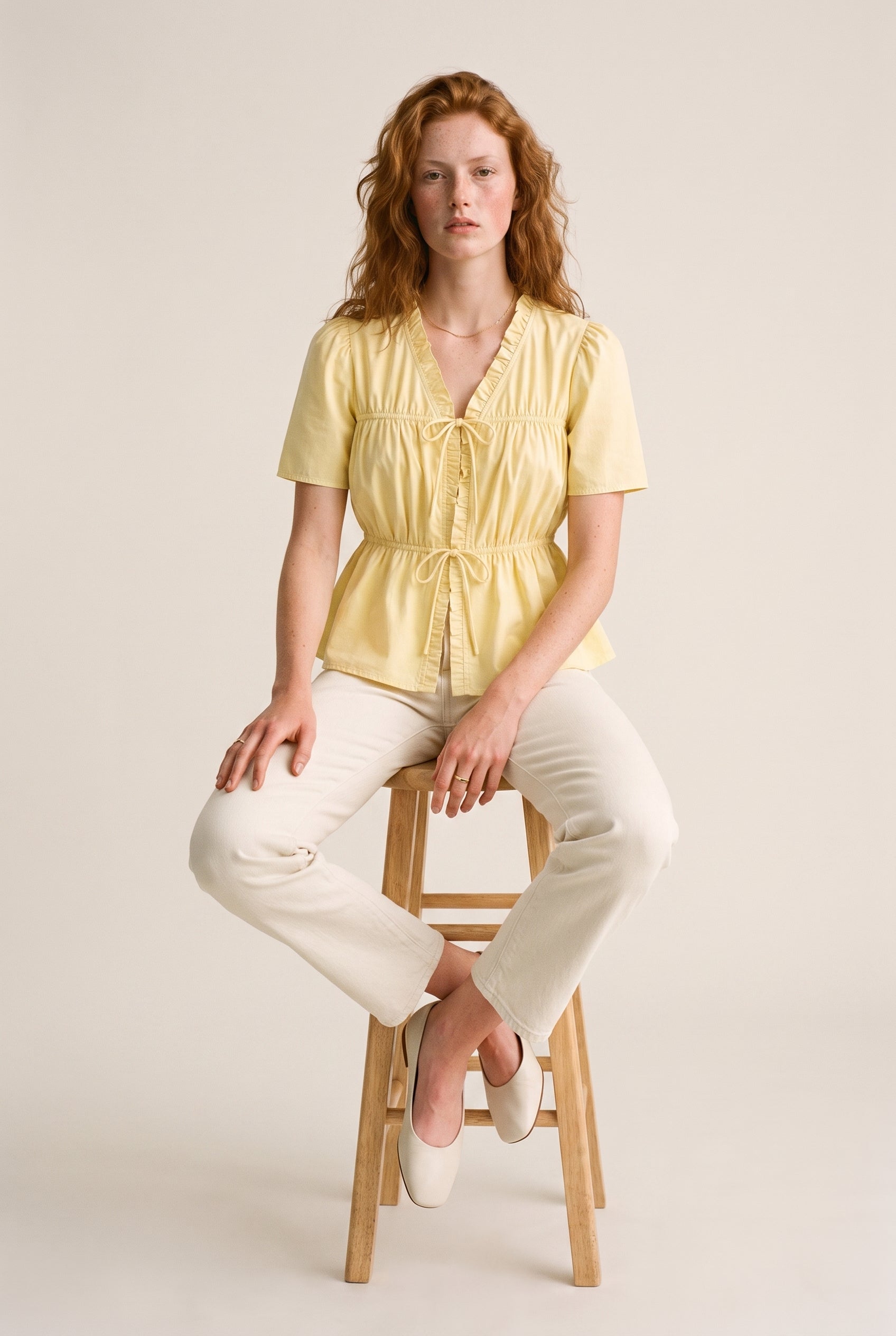 The Belle Top Yellow