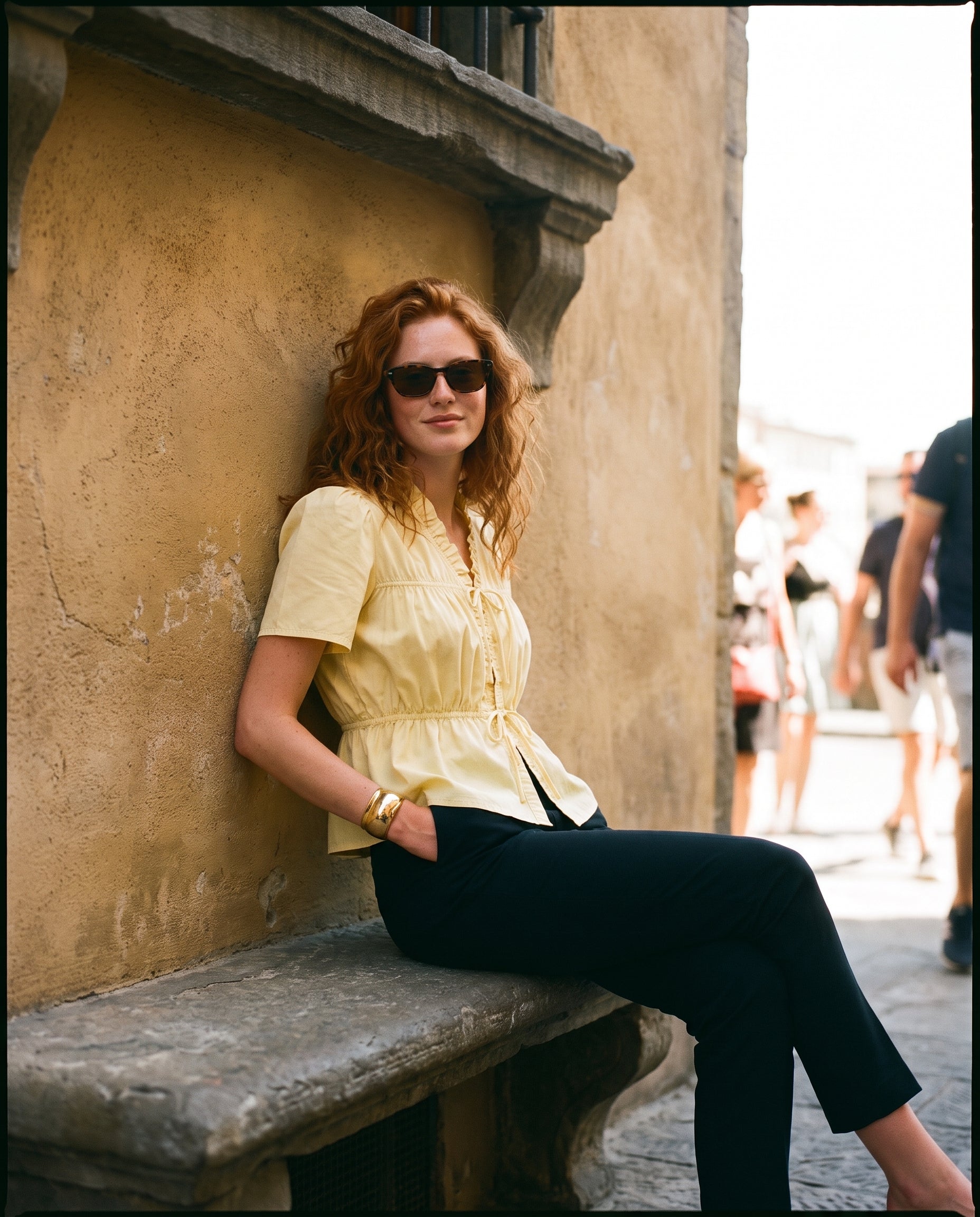 The Belle Top Yellow