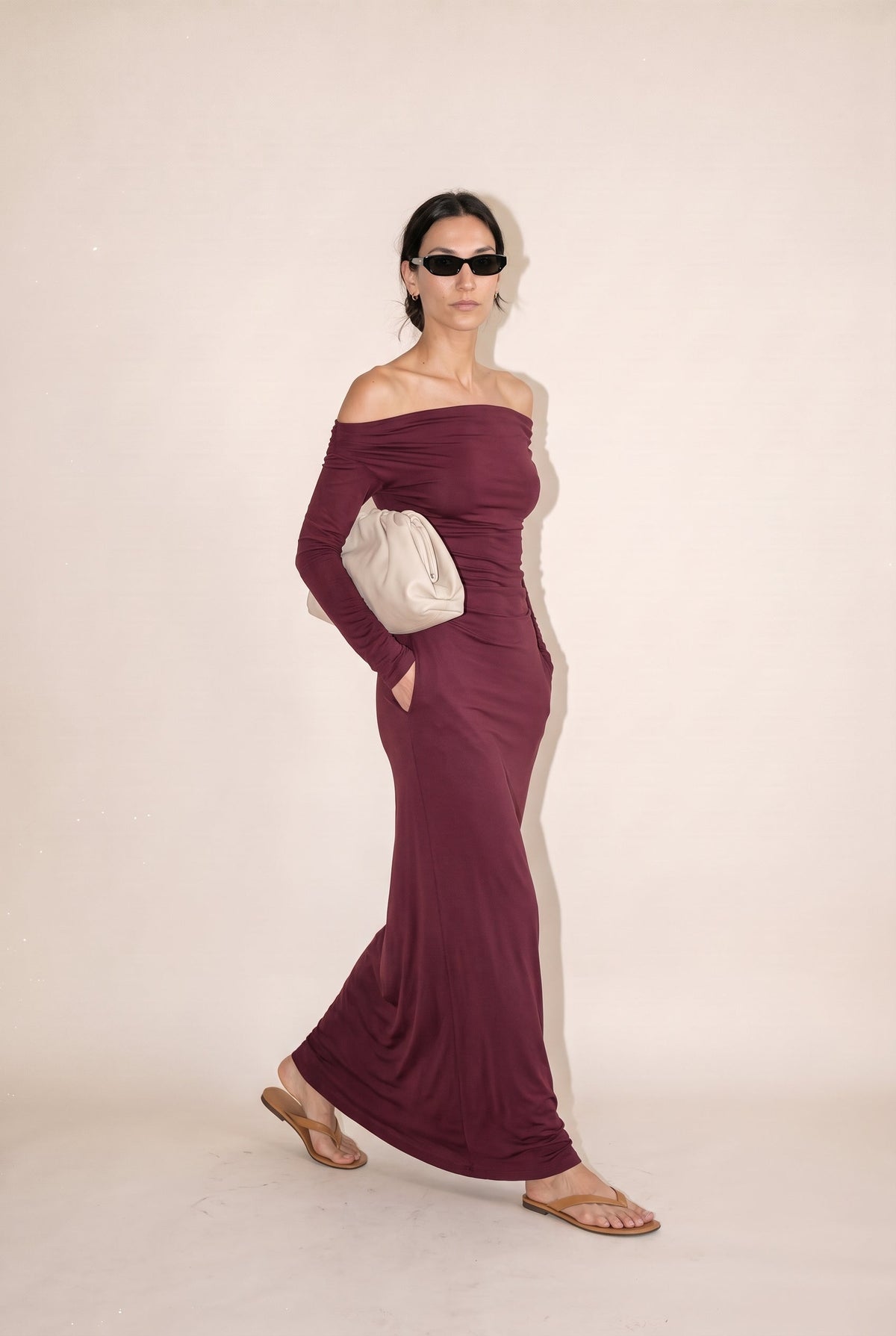 Amelia Off Shoulder Maxi Dress Luvalot