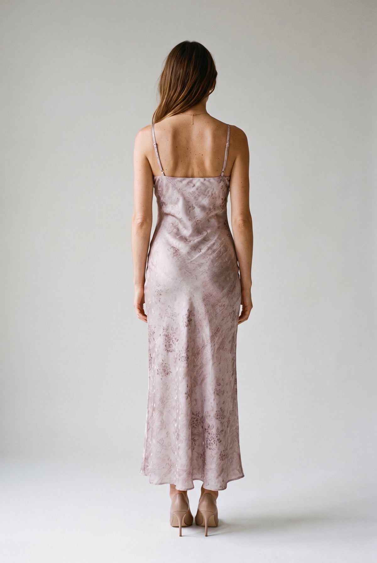 Jacquard Satin Midi Dress 29 28