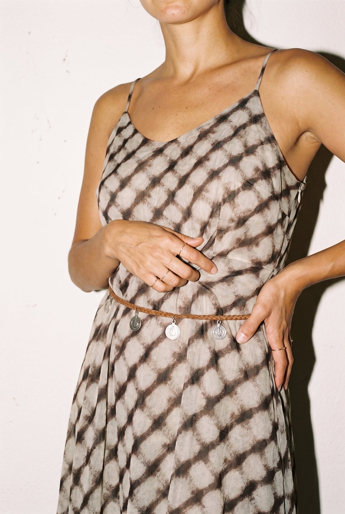 Printed Soft Flowy Midi Dress ALTAR