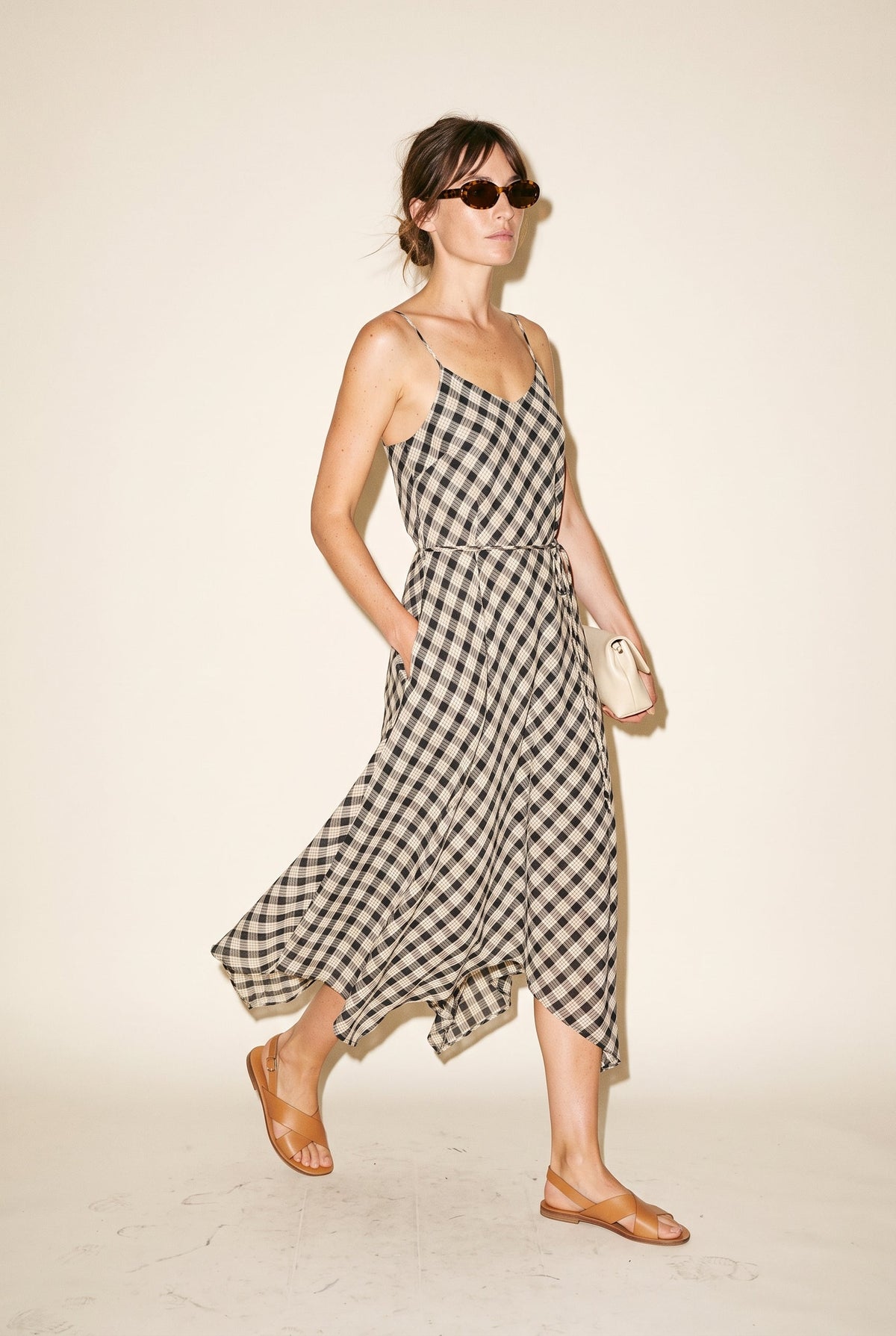 Printed Soft Flowy Midi Dress ALTAR