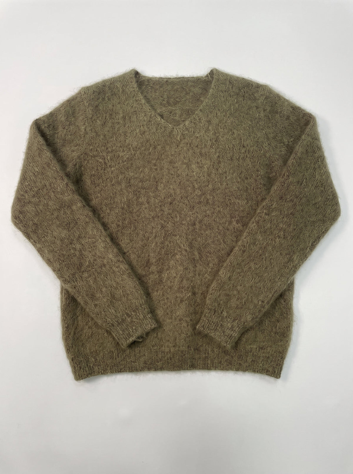 Cashmere Mulberry Silk and Wool Blend Elevated Vneck Sweater ALTAR