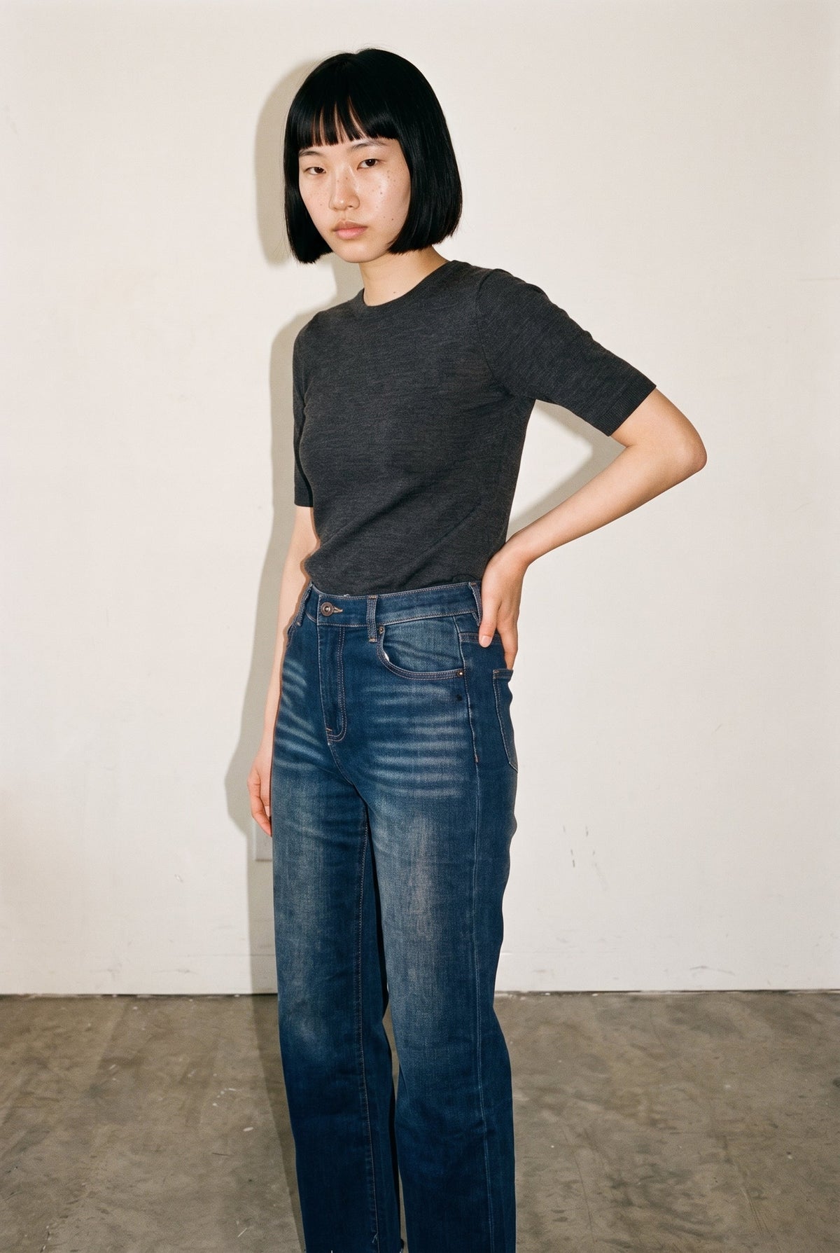Liora  High-Rise Dad Denim ALTAR