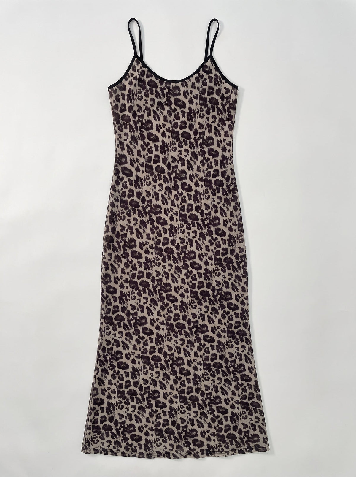 90's Leopard Midi Dress Slow High