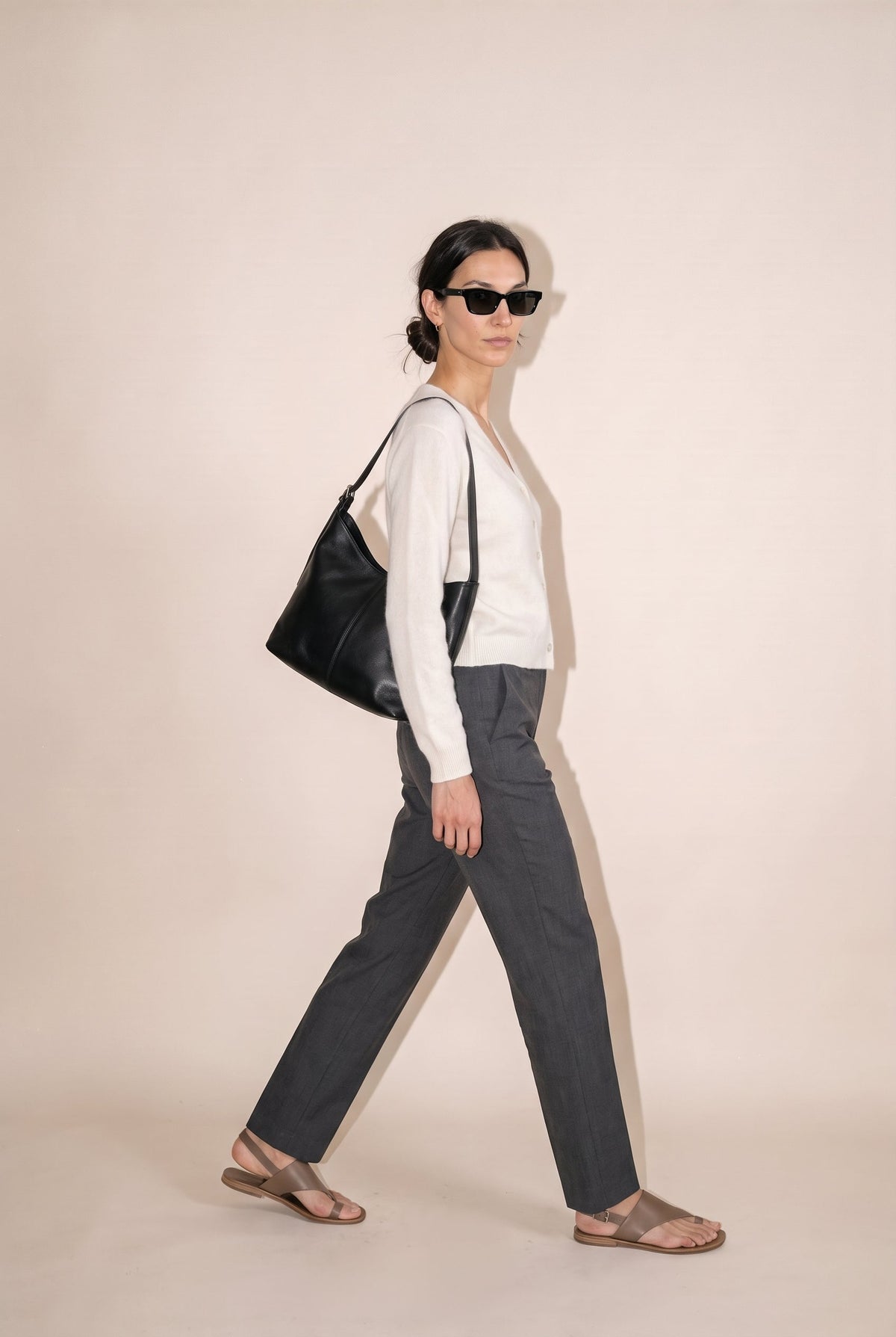 Cashmere Mulberry Silk and Wool Blend Elevated Cardigan Slow High