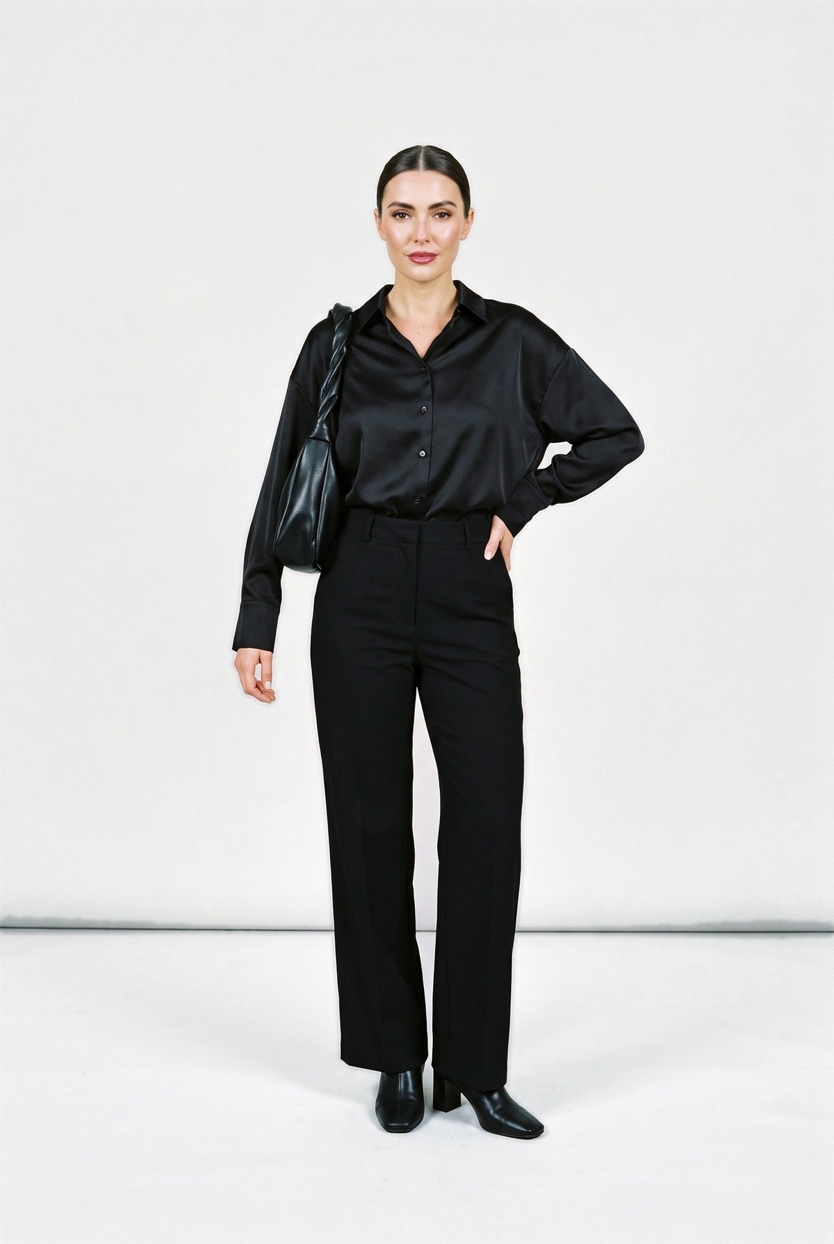 Mila Satin Blouse 12 Rue Collette