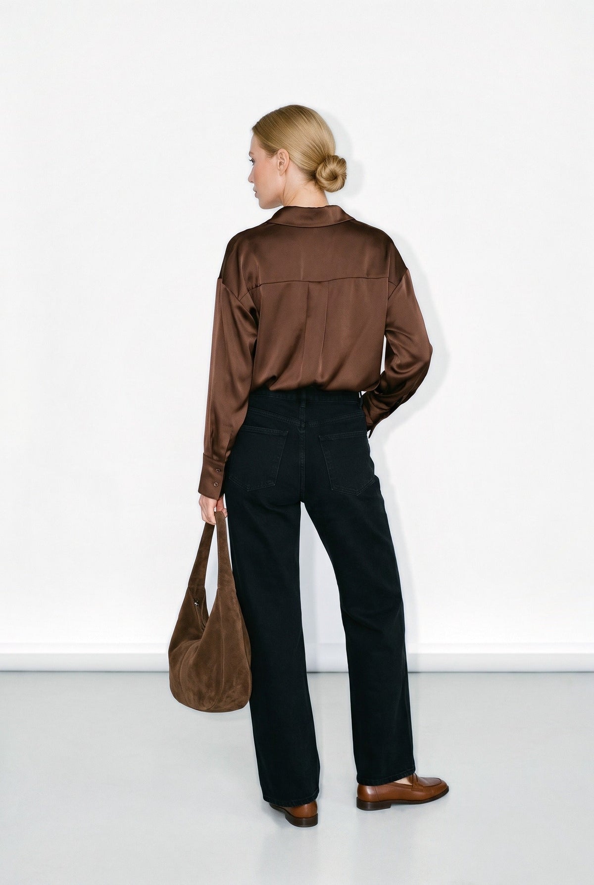 Mila Satin Blouse 12 Rue Collette