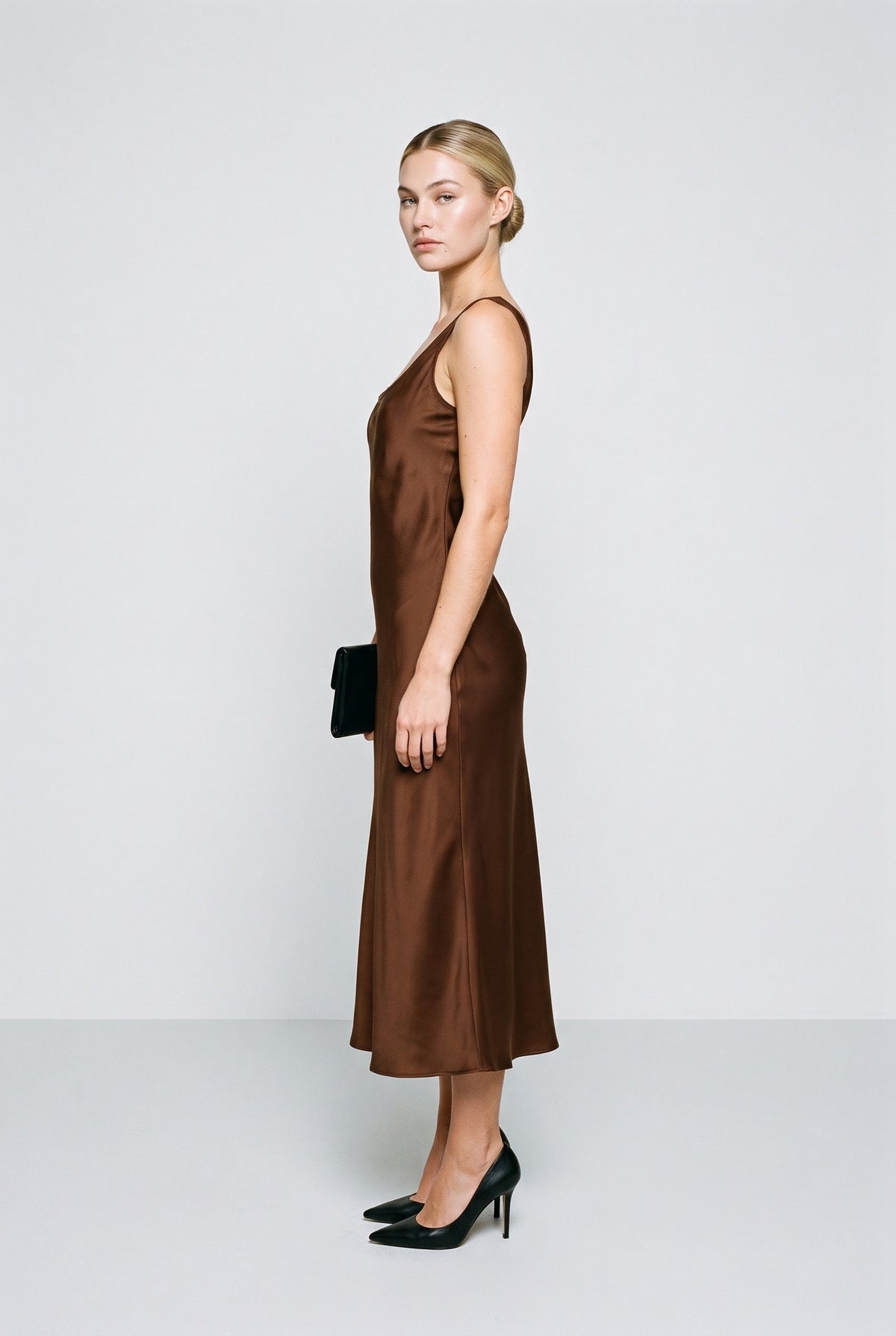 Opal Maxi Dress Brown — 067878