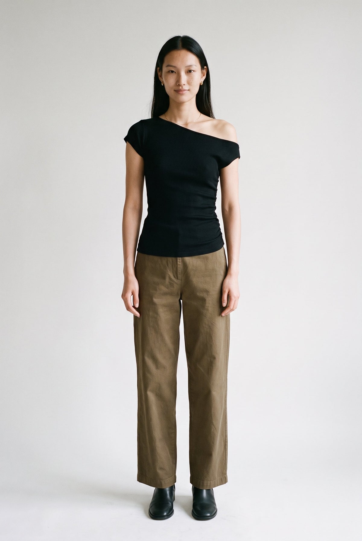 Colette Ribbed Knit Top COCA