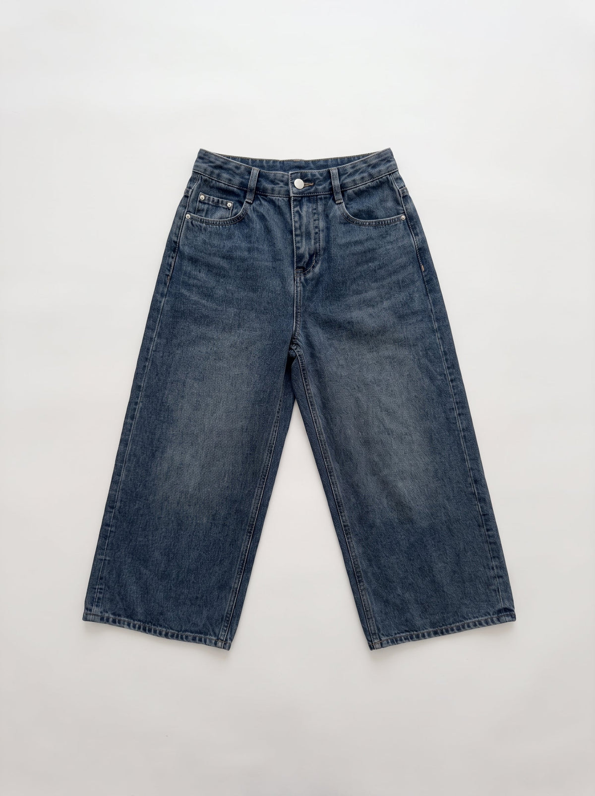 Ember  High-Rise Wide Leg Denim Culotte COCA