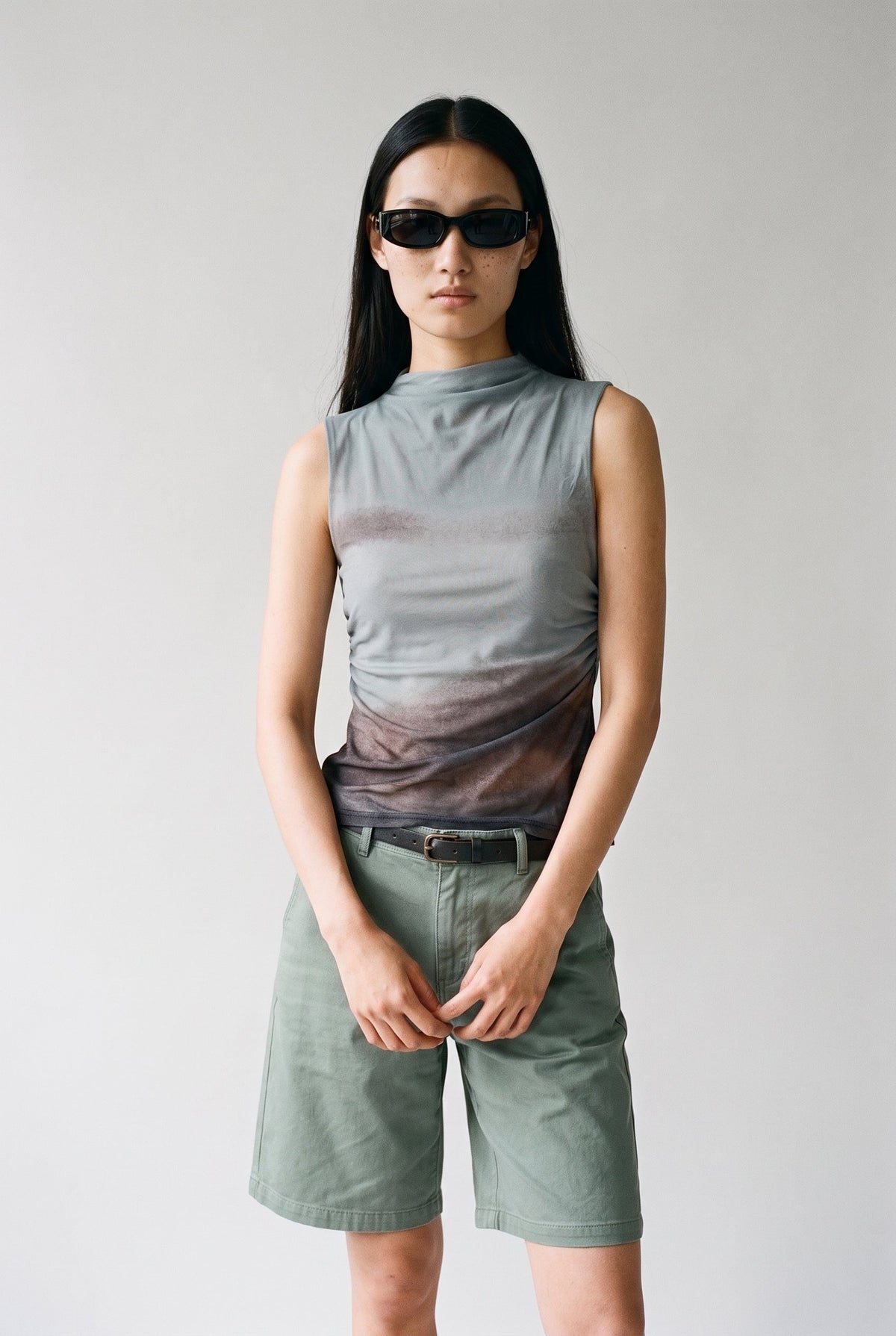 Mockneck Watercolor Mesh COCA