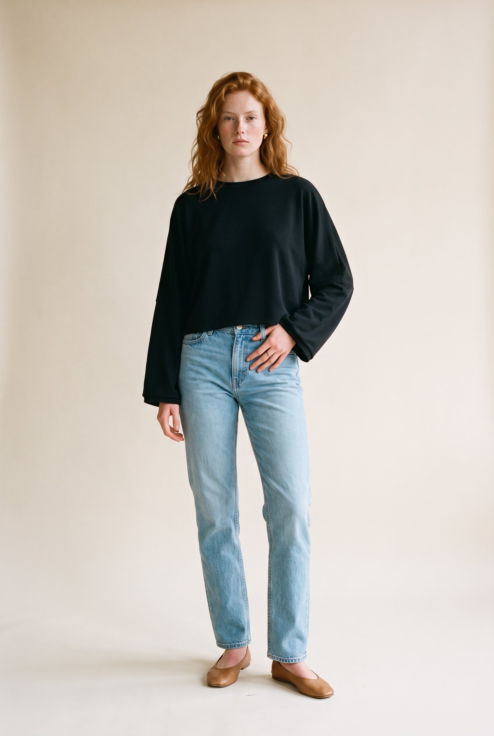 Oversized Lounge Scuba Top