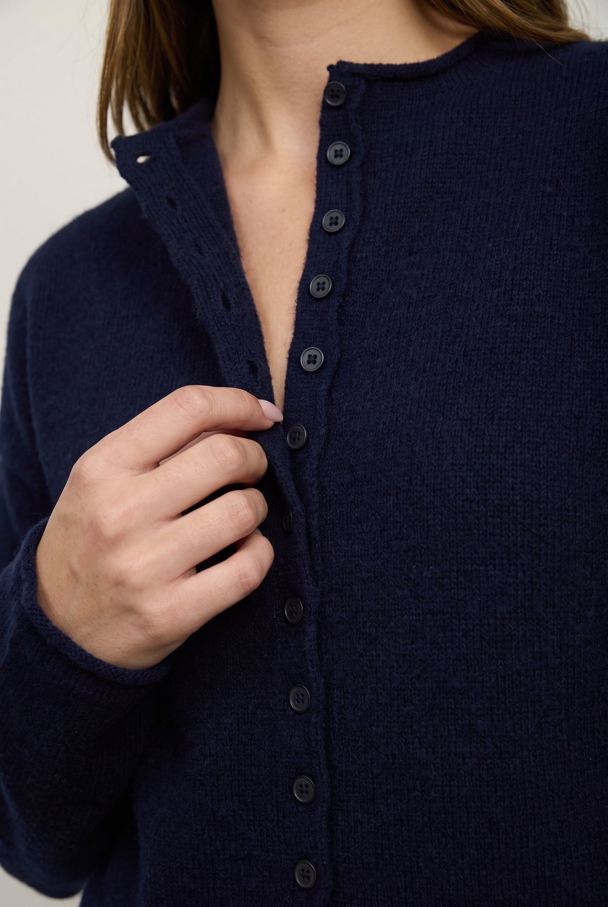 Navy Sweater THE WORKSHOP