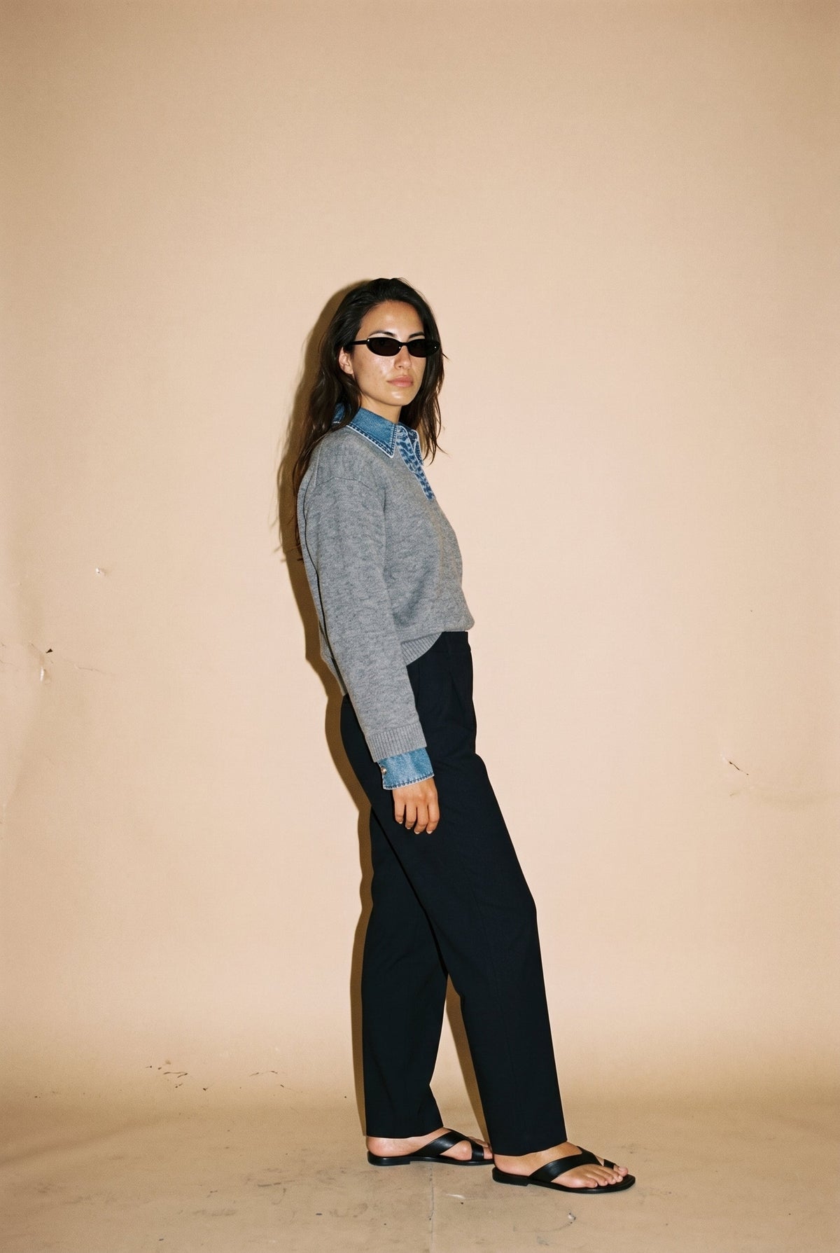 Emely Contrast Knit Olivaceous