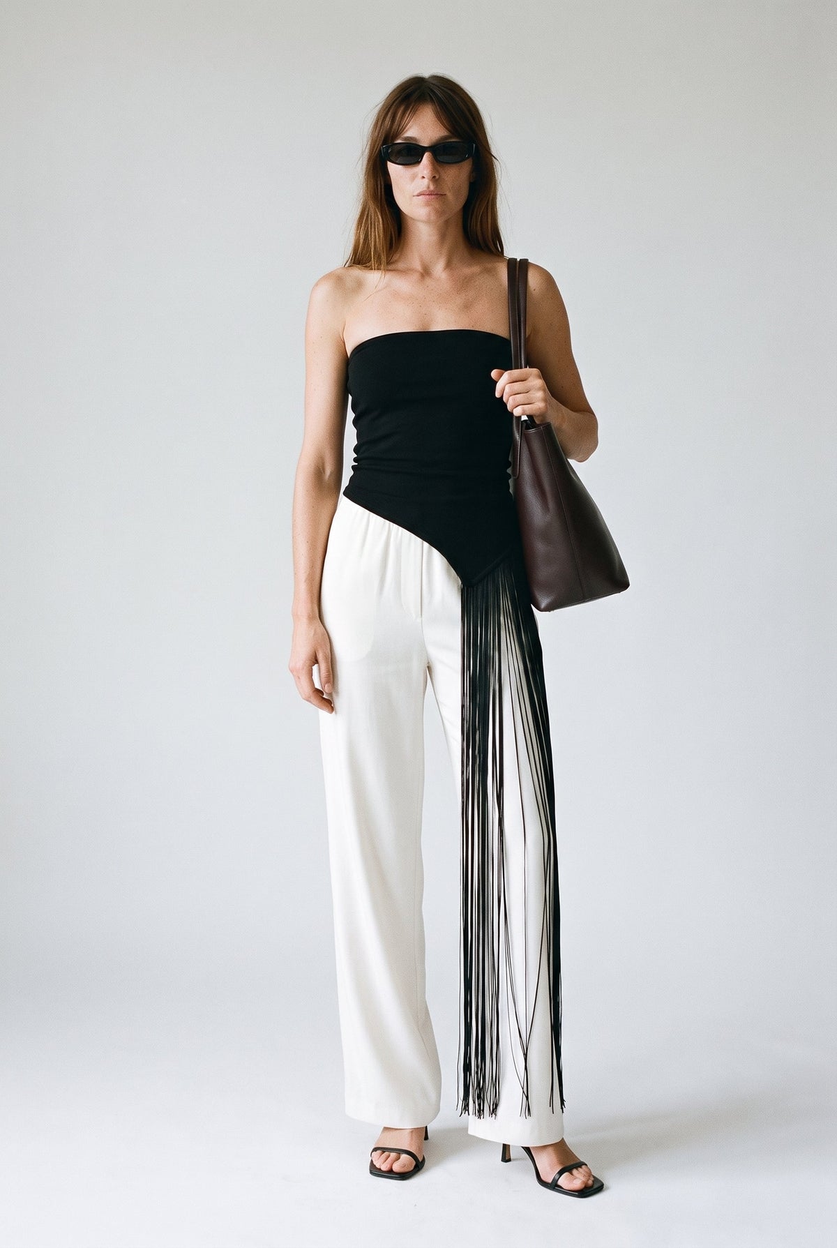 Strapless Fringe Camisole Top Mccolin