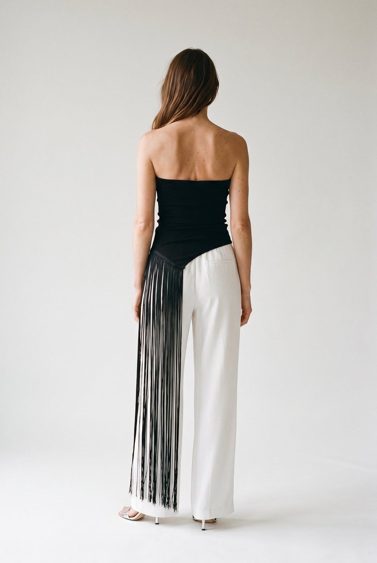 Strapless Fringe Camisole Top Mccolin