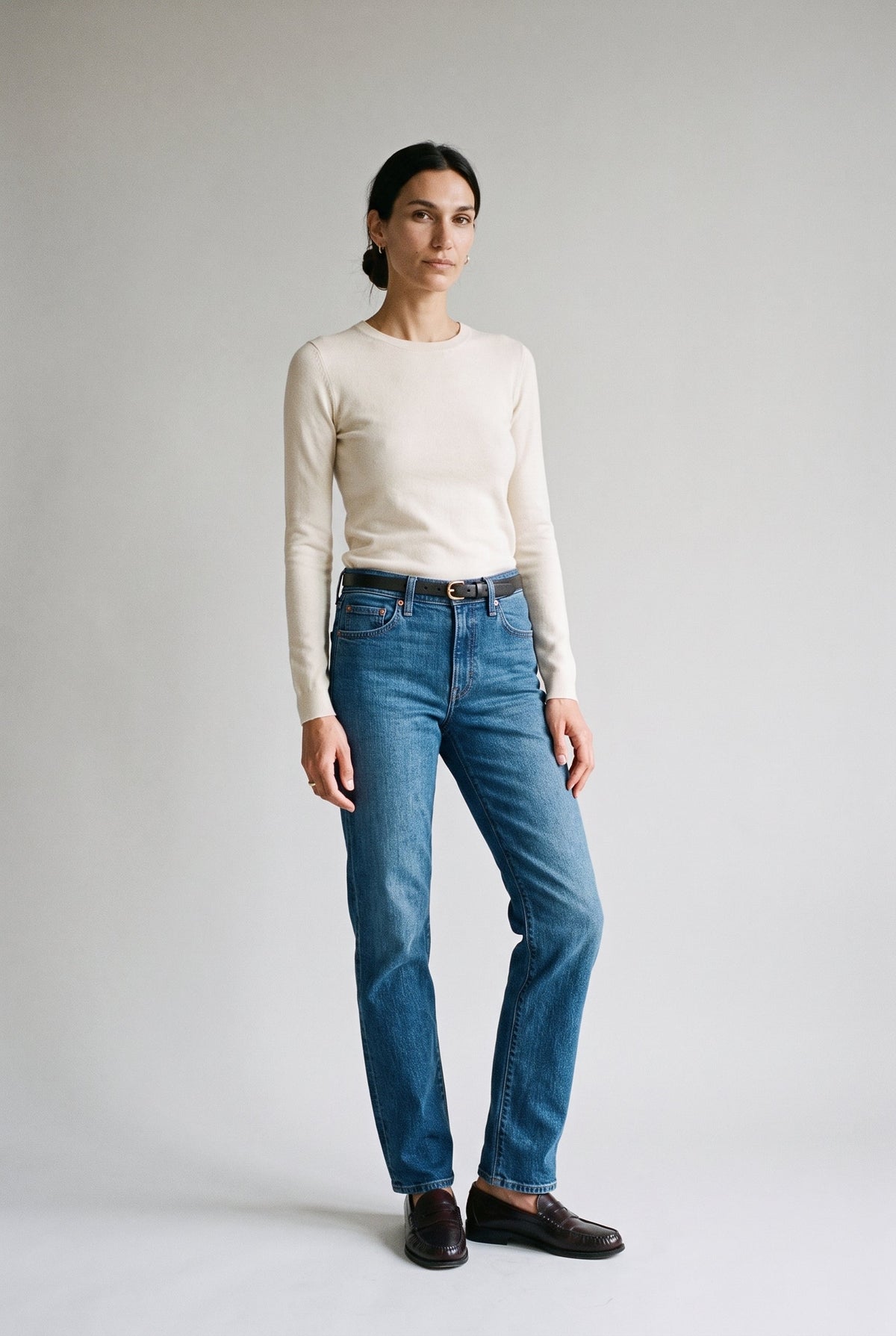 Rebel Mid Rise Slim Straight Daze