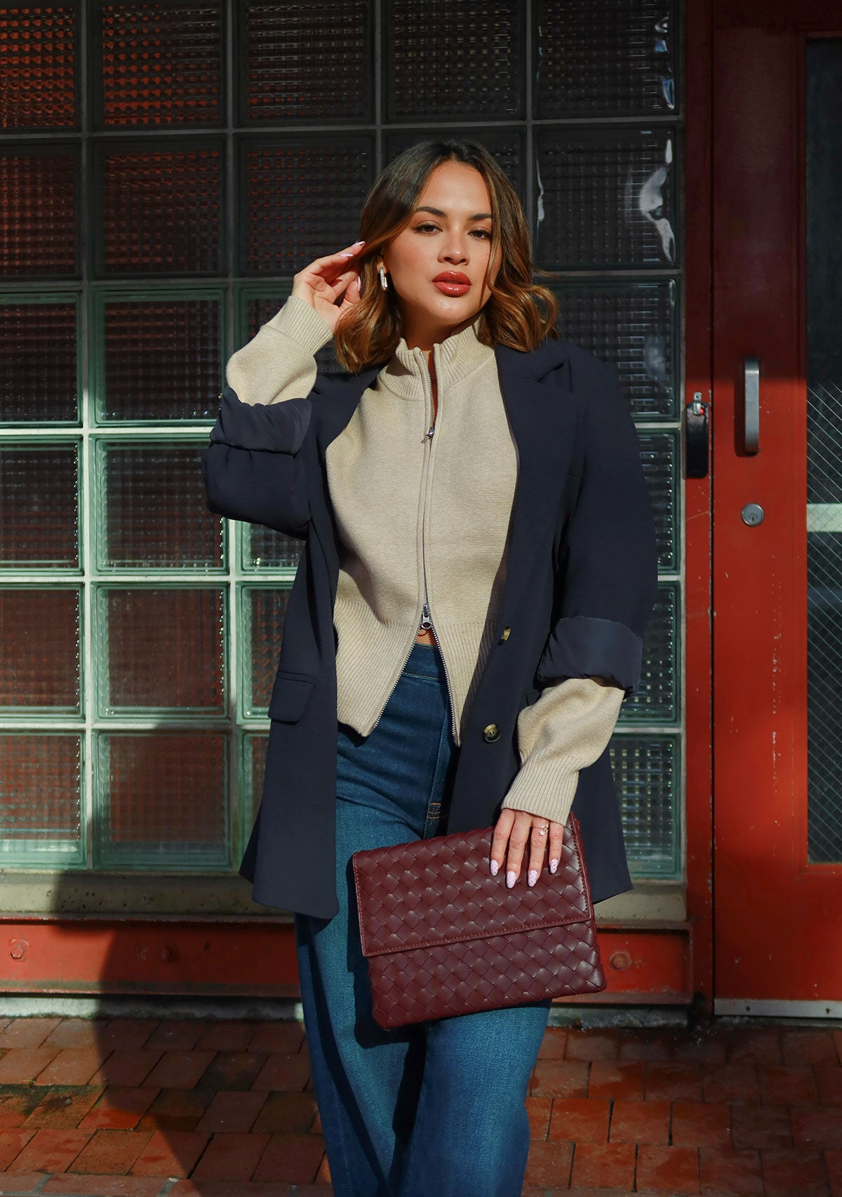 Classic Tailored Blazer Navy