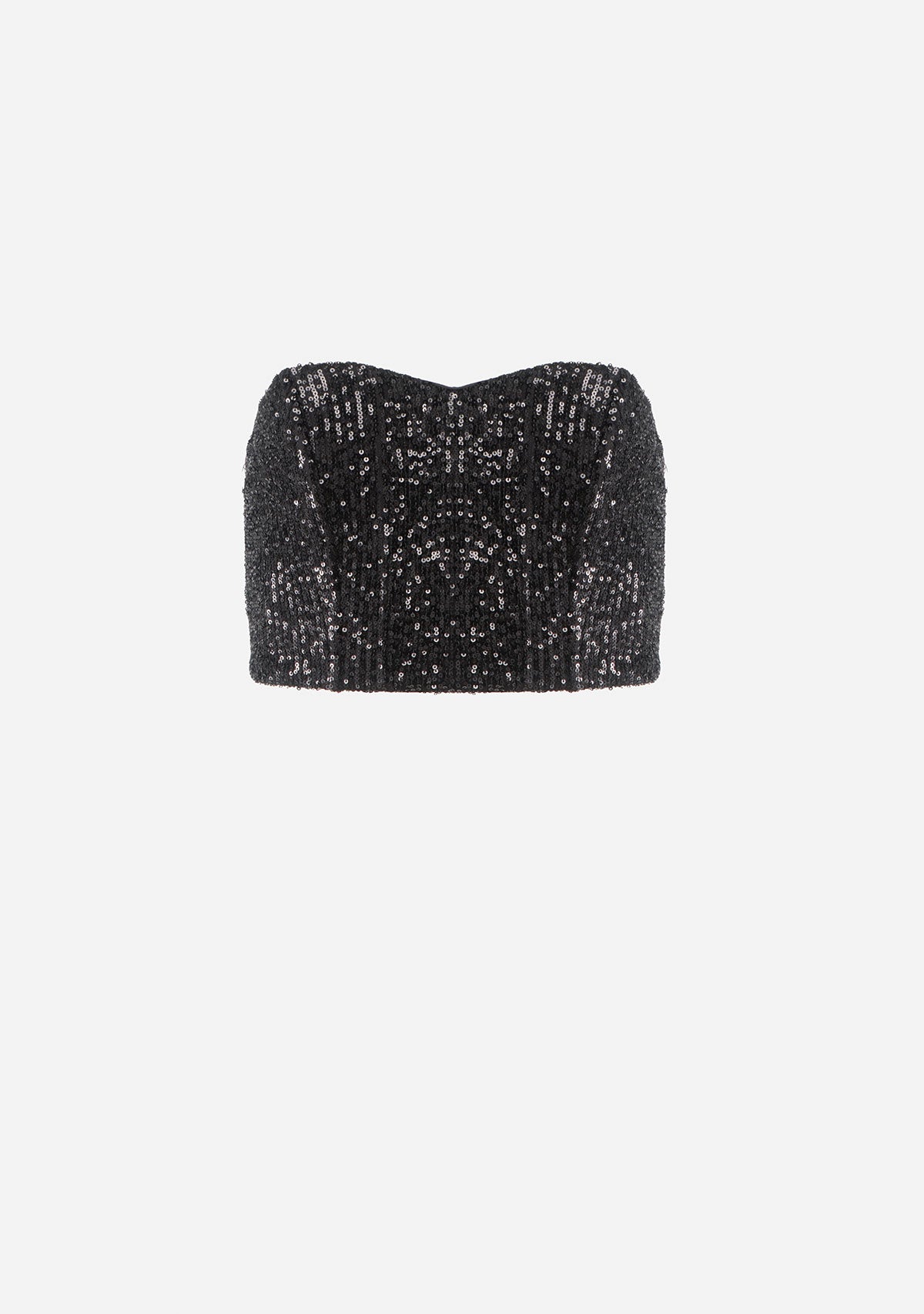 Tube Sequin Top Black