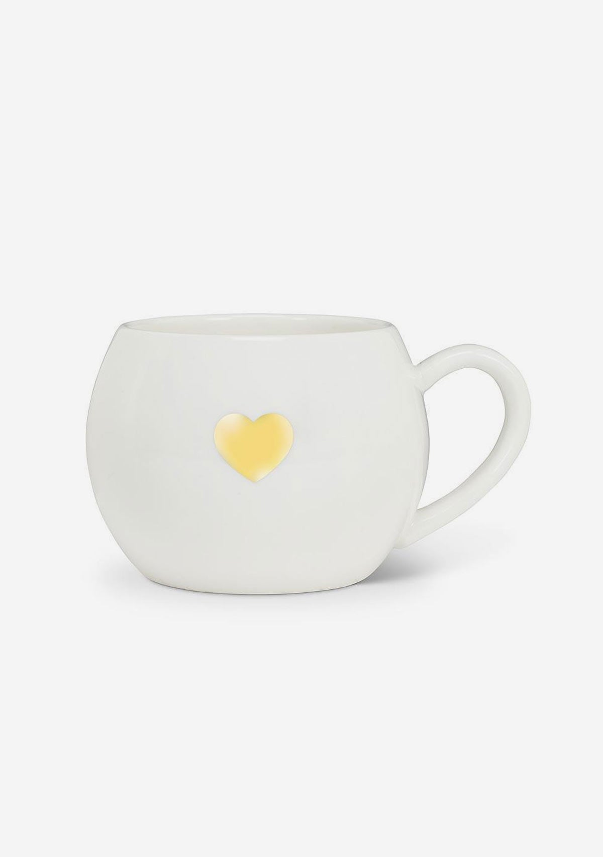 Gold Heart Mug