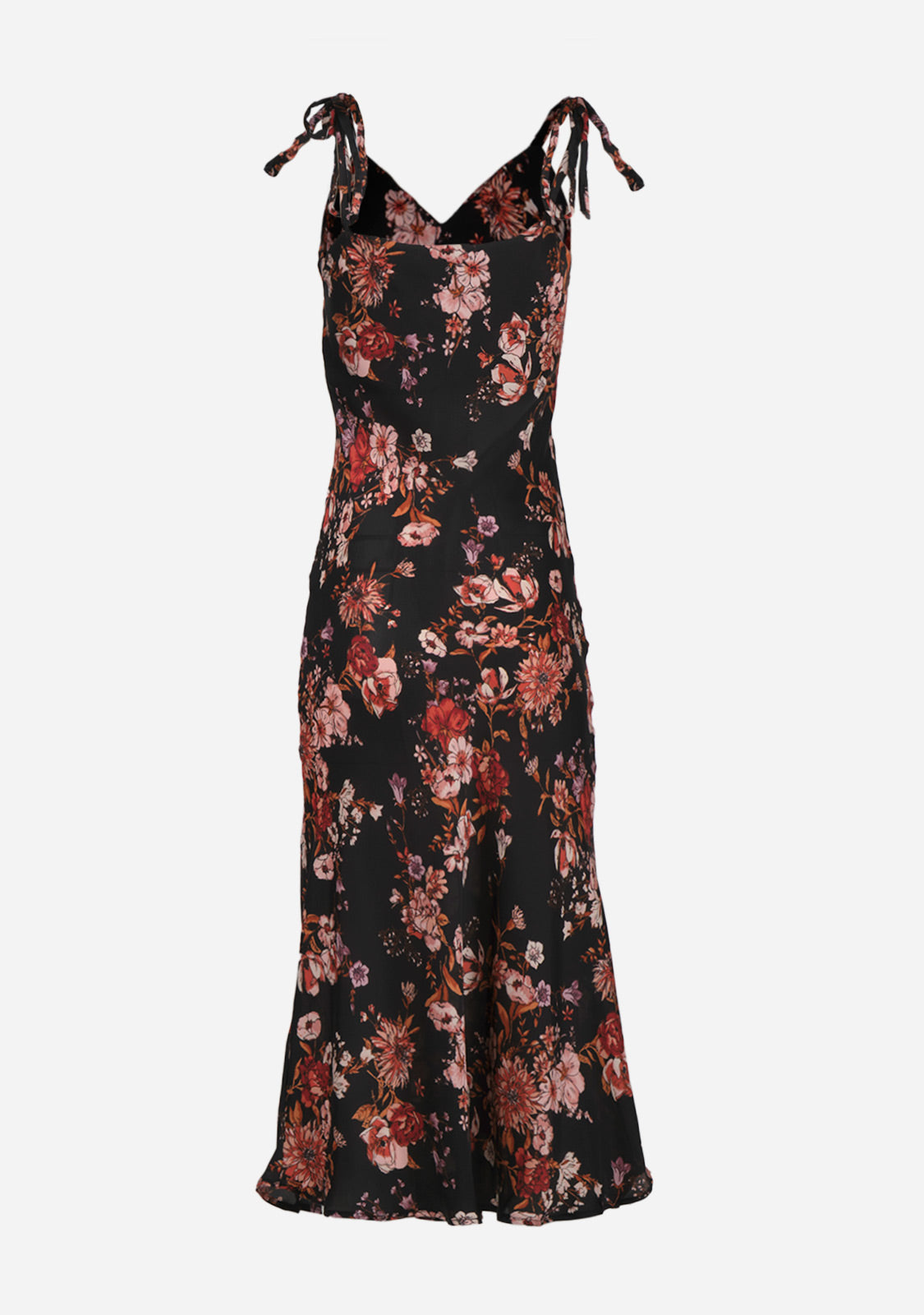 Wildfloral Middy Dress SLDR Ties