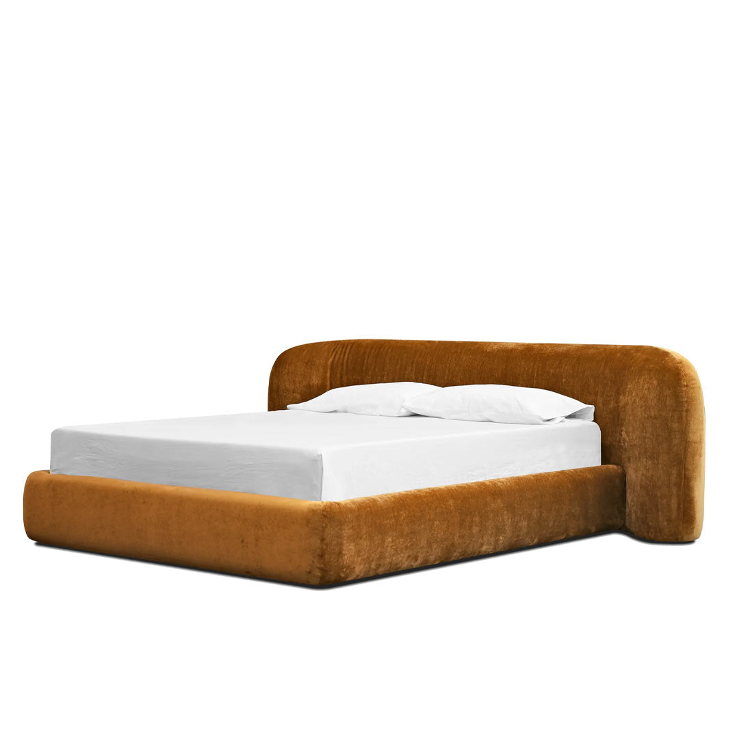 KURV     Bed Queen Roasted Pumpkin Fabric
