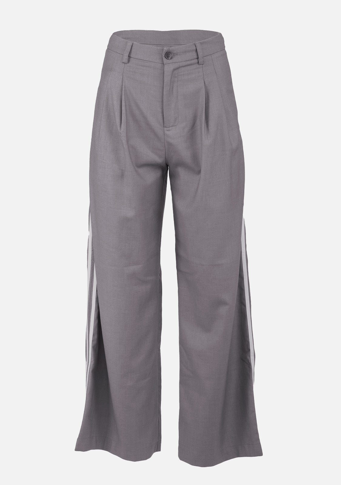 Ladies Woven Side Stripe Wide Pants