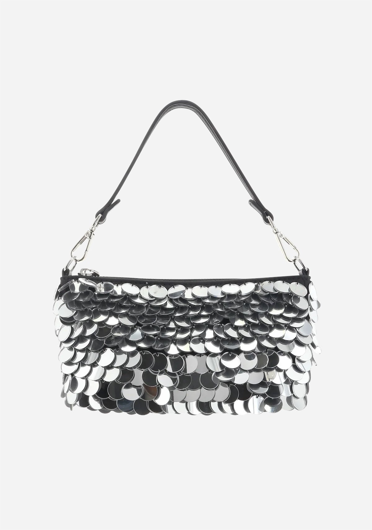 Tilly Handle Bag Silver Sequin