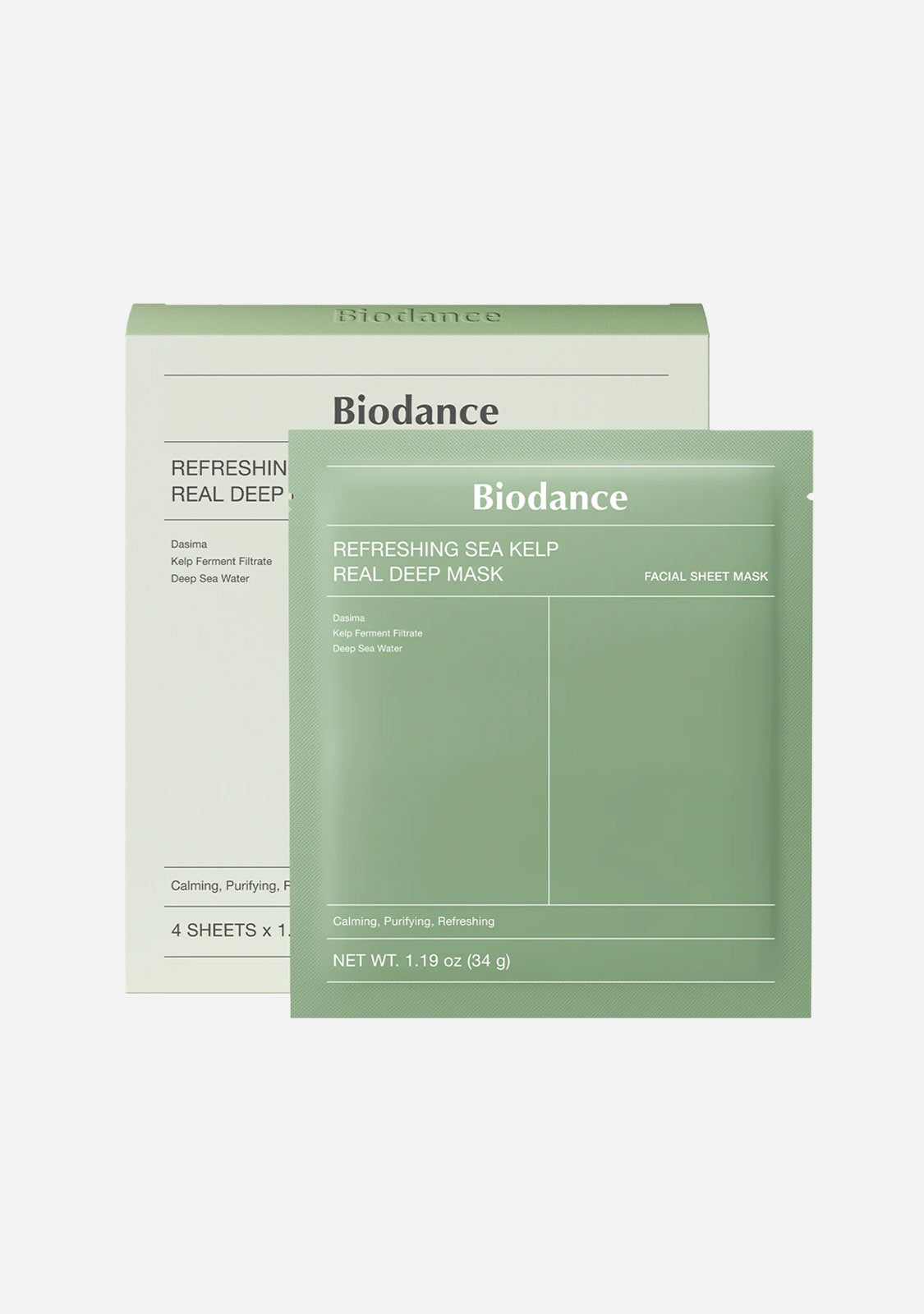 Biodance Hydrogel Masks Refreshing Sea Kelp Real Deep
