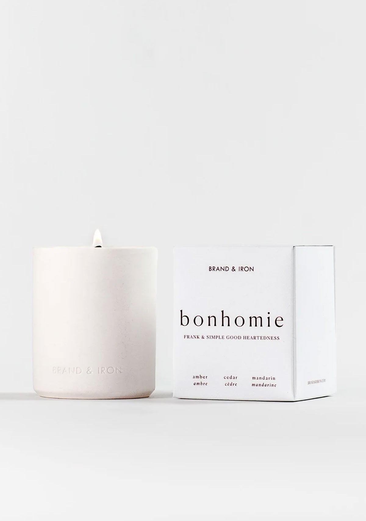 Laconic Collection Candle Brand & Iron