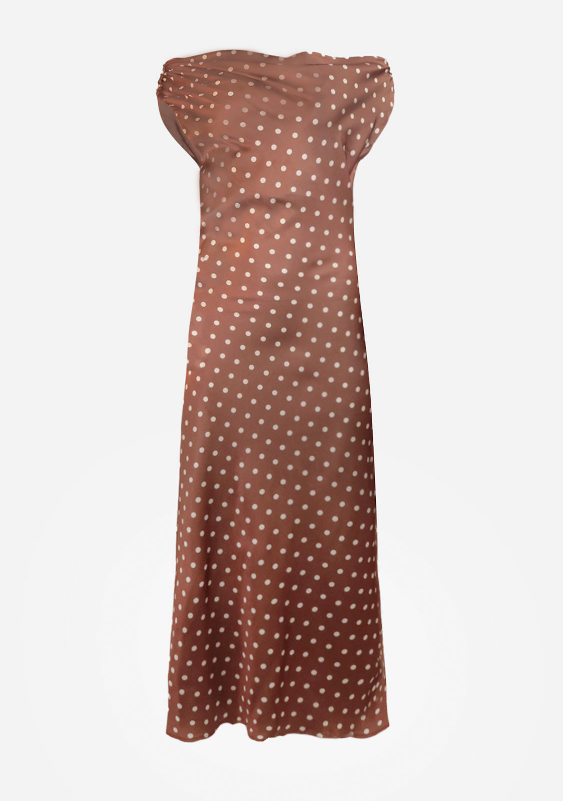 Lavon Dotted Dress Chocolate