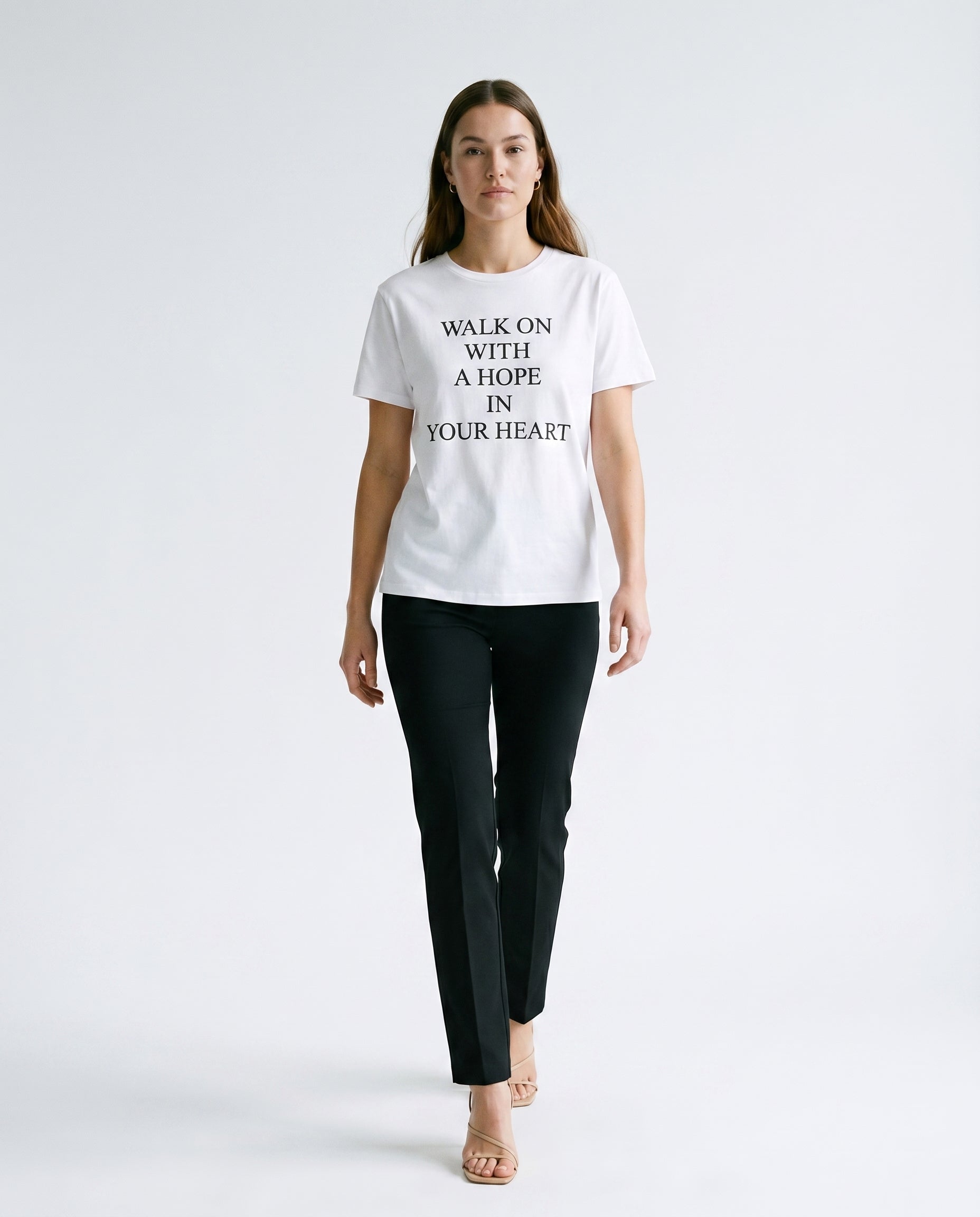 Graphic Relaxed Fit Tee White