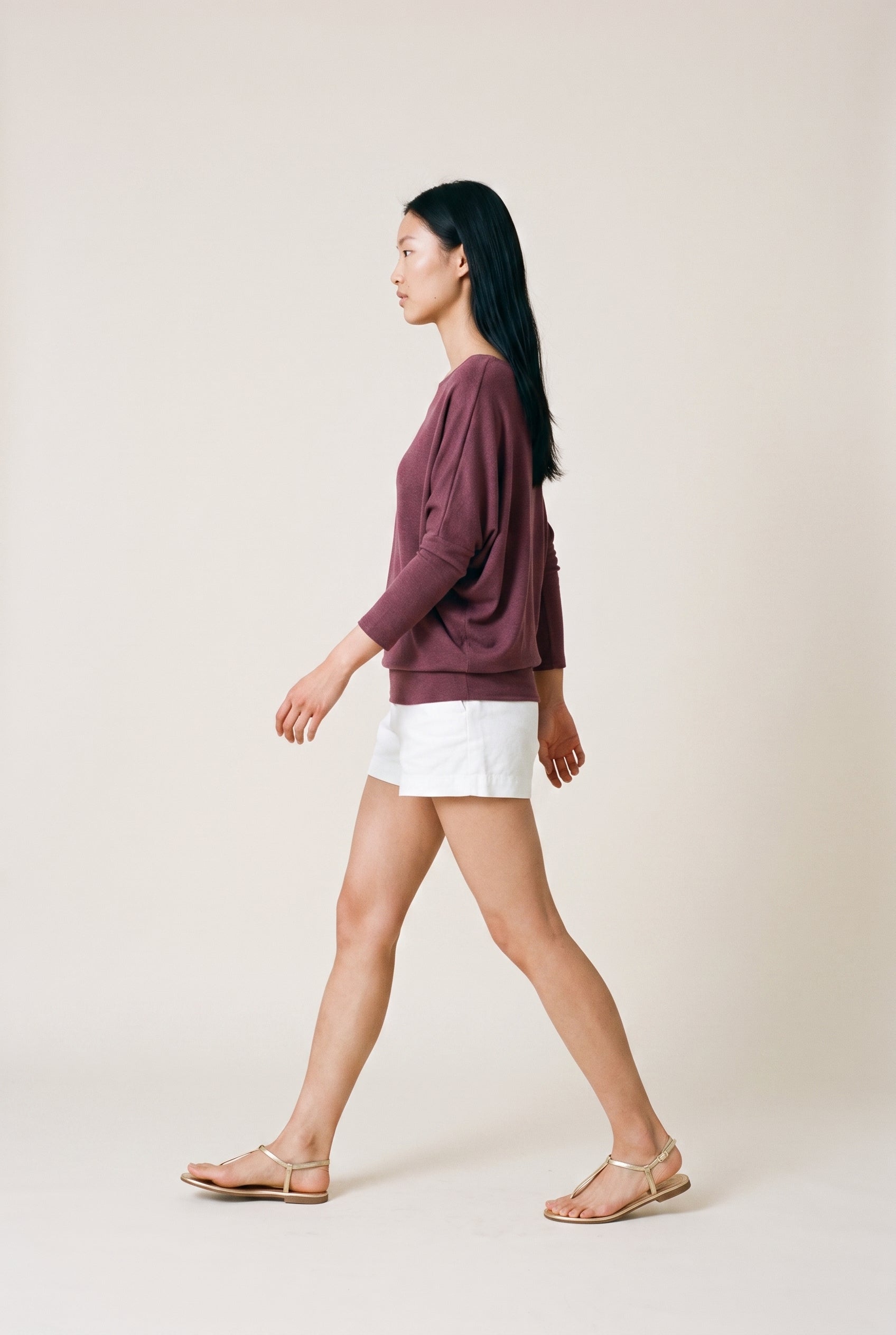 Off Shoulder Dolman Slv Tunic