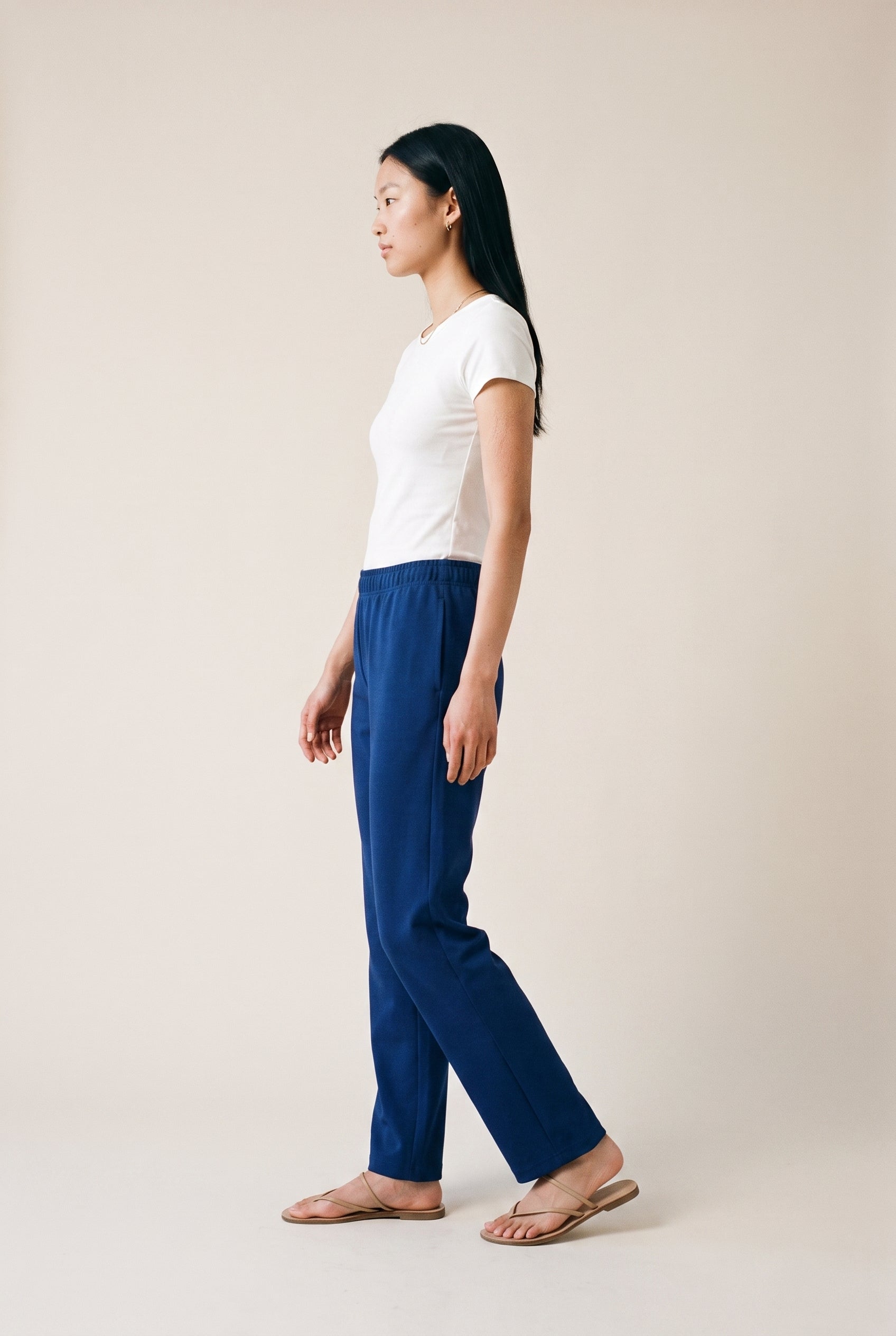 Pantalon Scuba Margot bleu marine