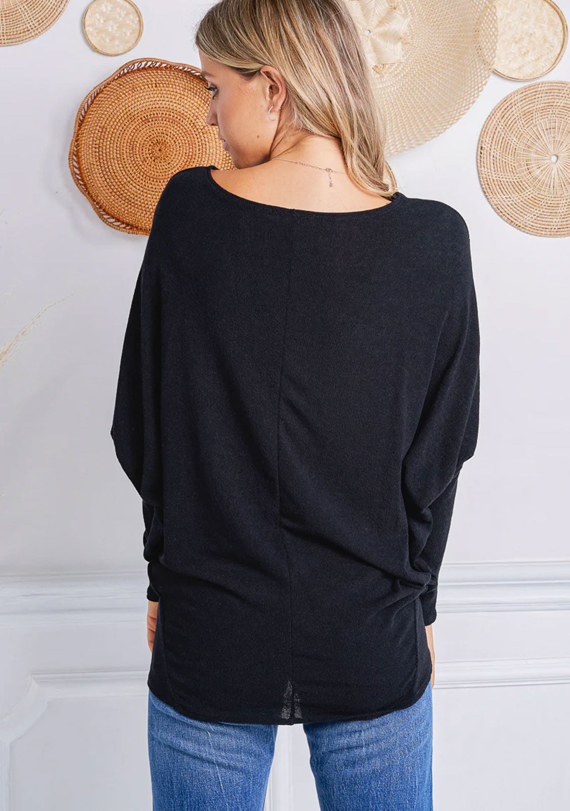Boatneck Perfect Tunic Black