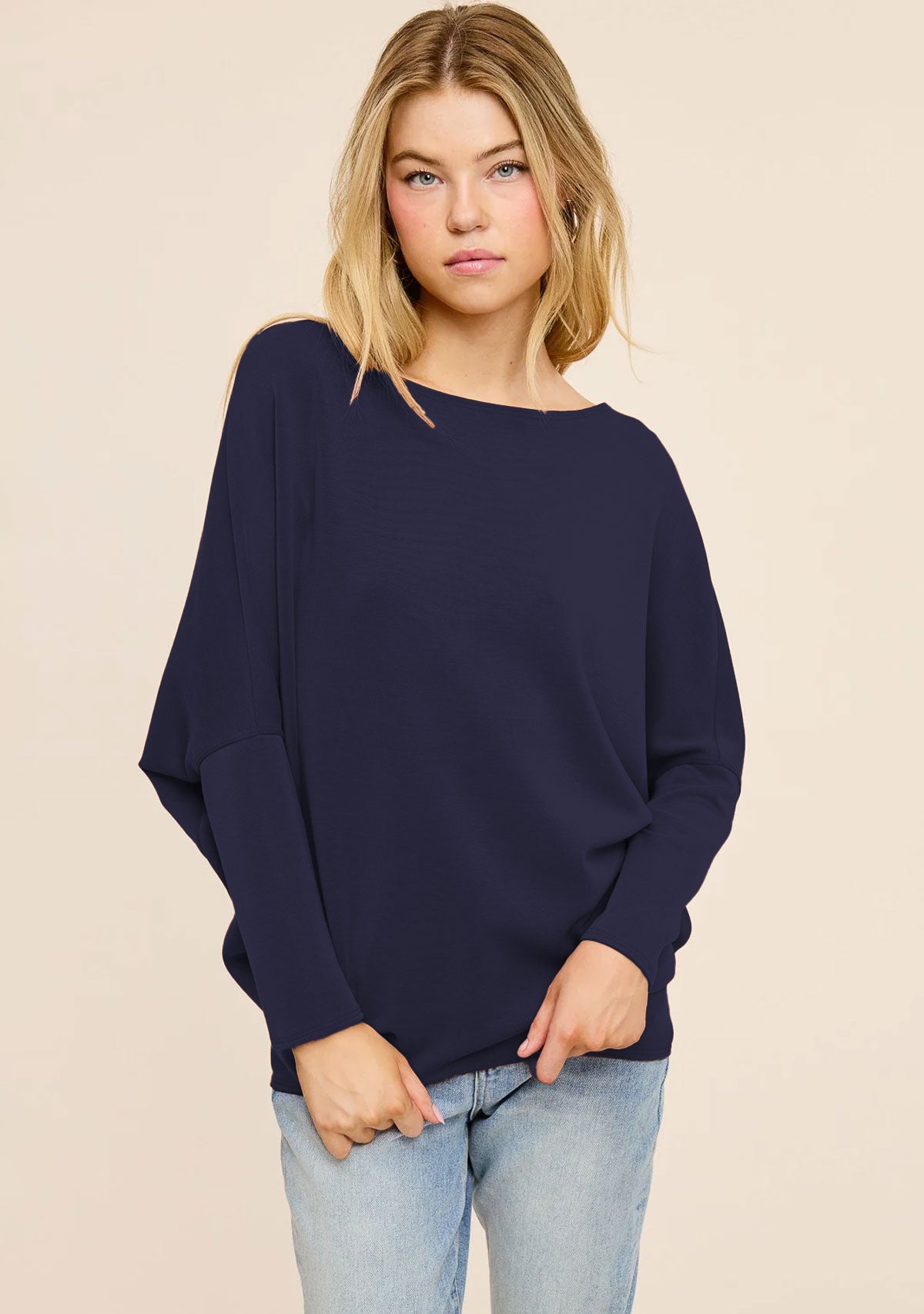 Boatneck Perfect Tunic Navy