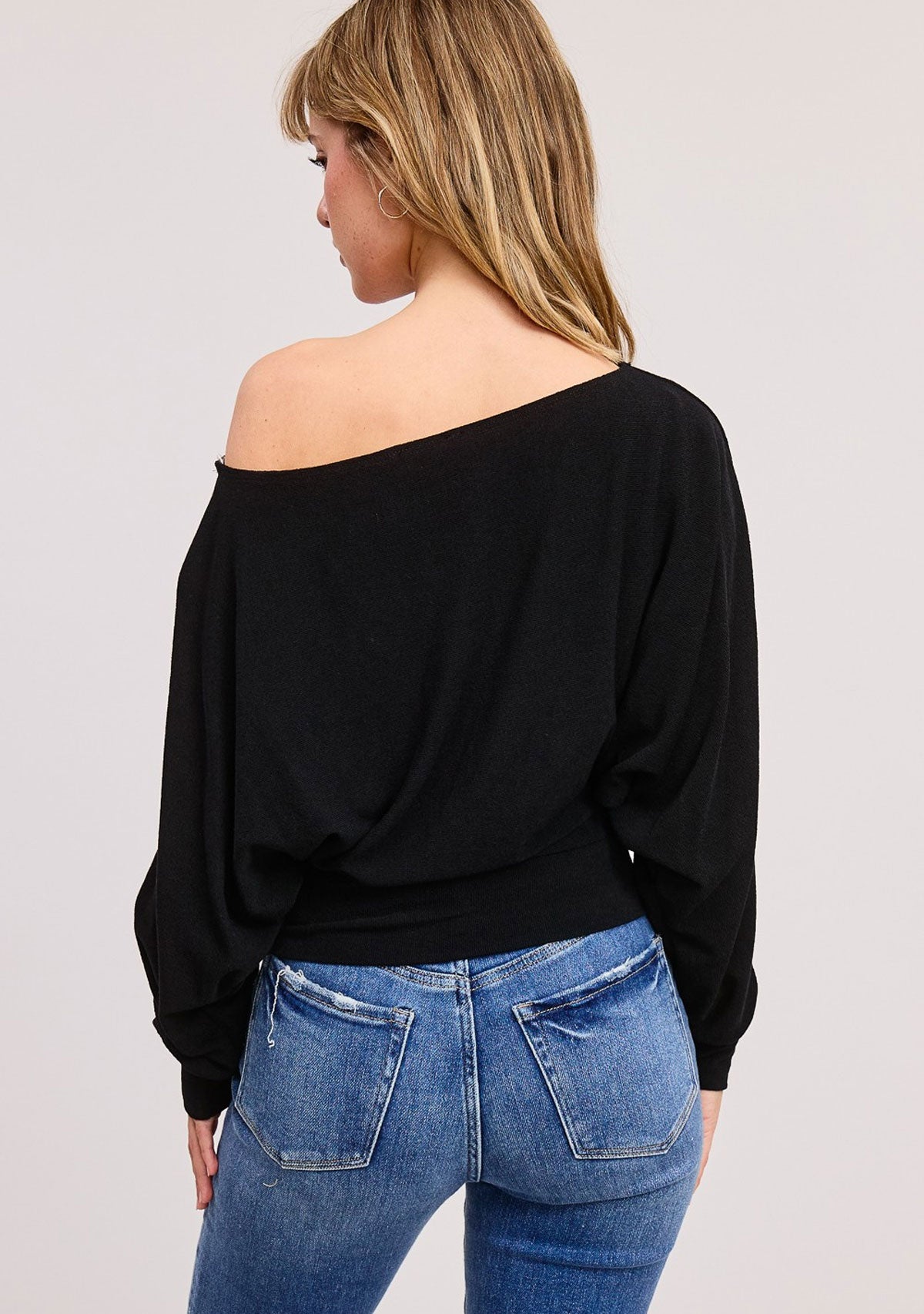 Off The Shoulder Hacci Sweater