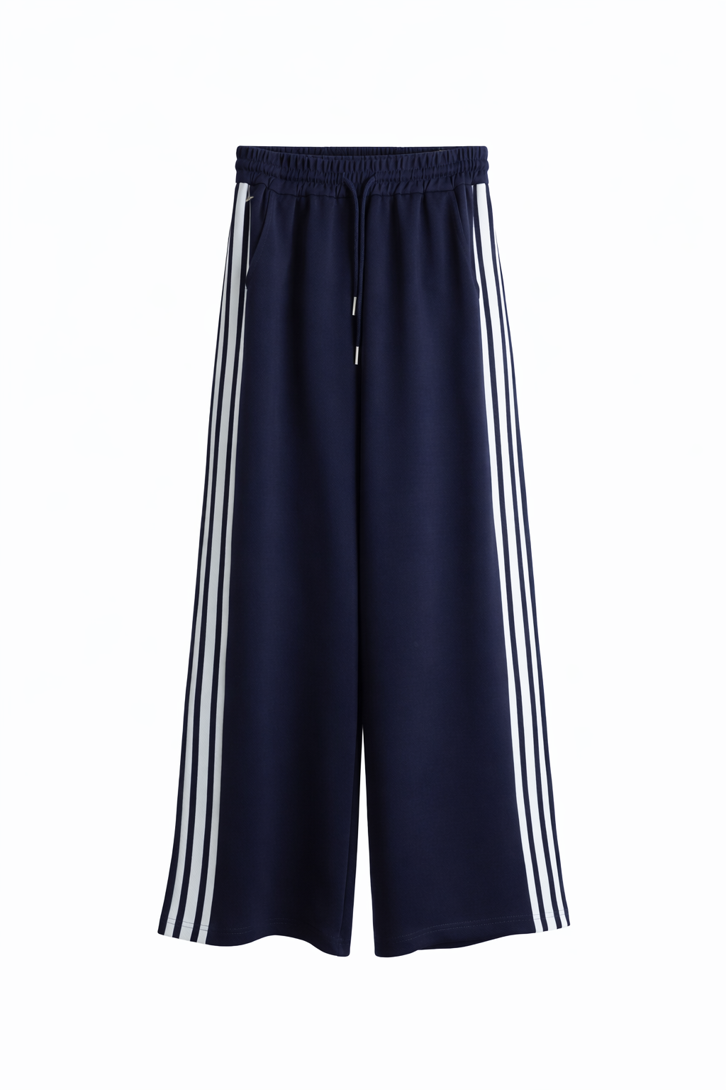 Pantalon de jogging à jambes larges bleu marine