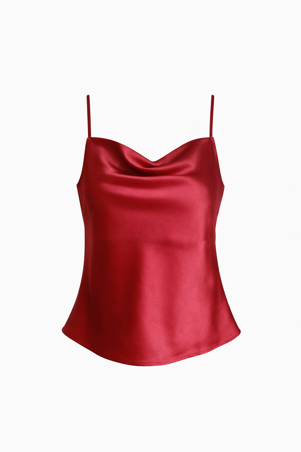 Mari Satin Tank Cabernet