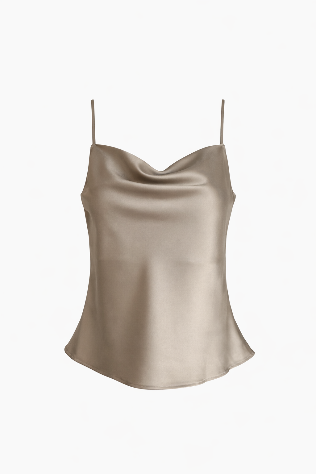 Mari Satin Tank Laurel Oak